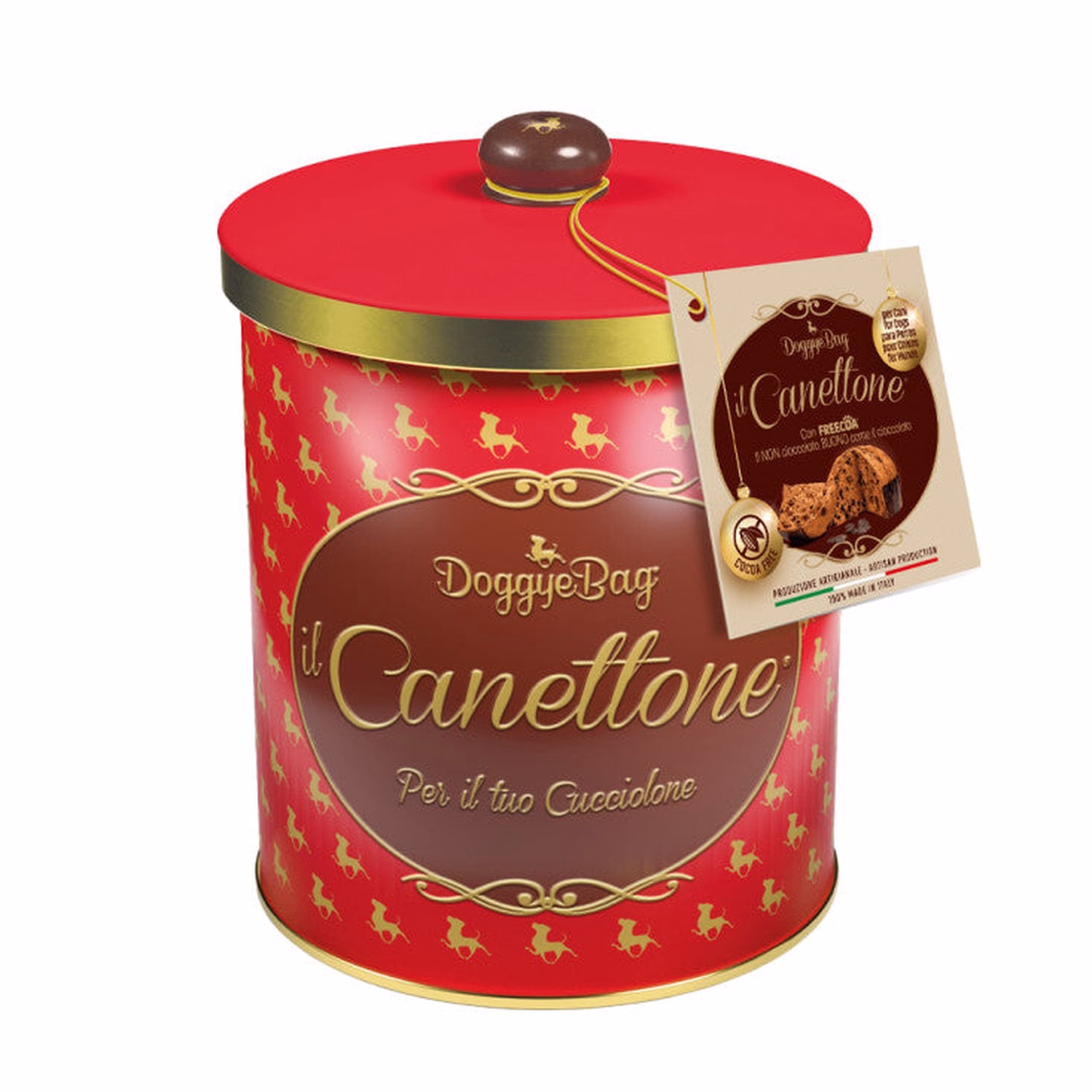 Doggye Bag Dog Treat - Canettone with Freecoa 125g