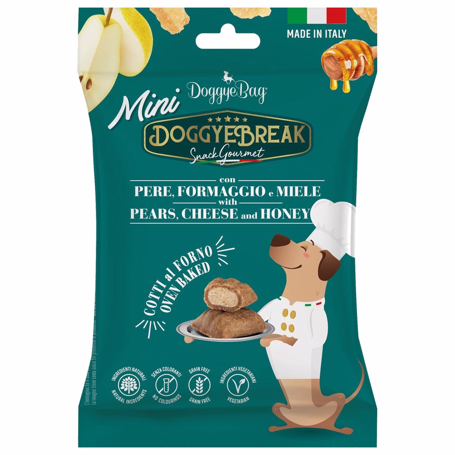 Doggye Bag Dog Soft Treat - Pears Cheese & Honey 60g