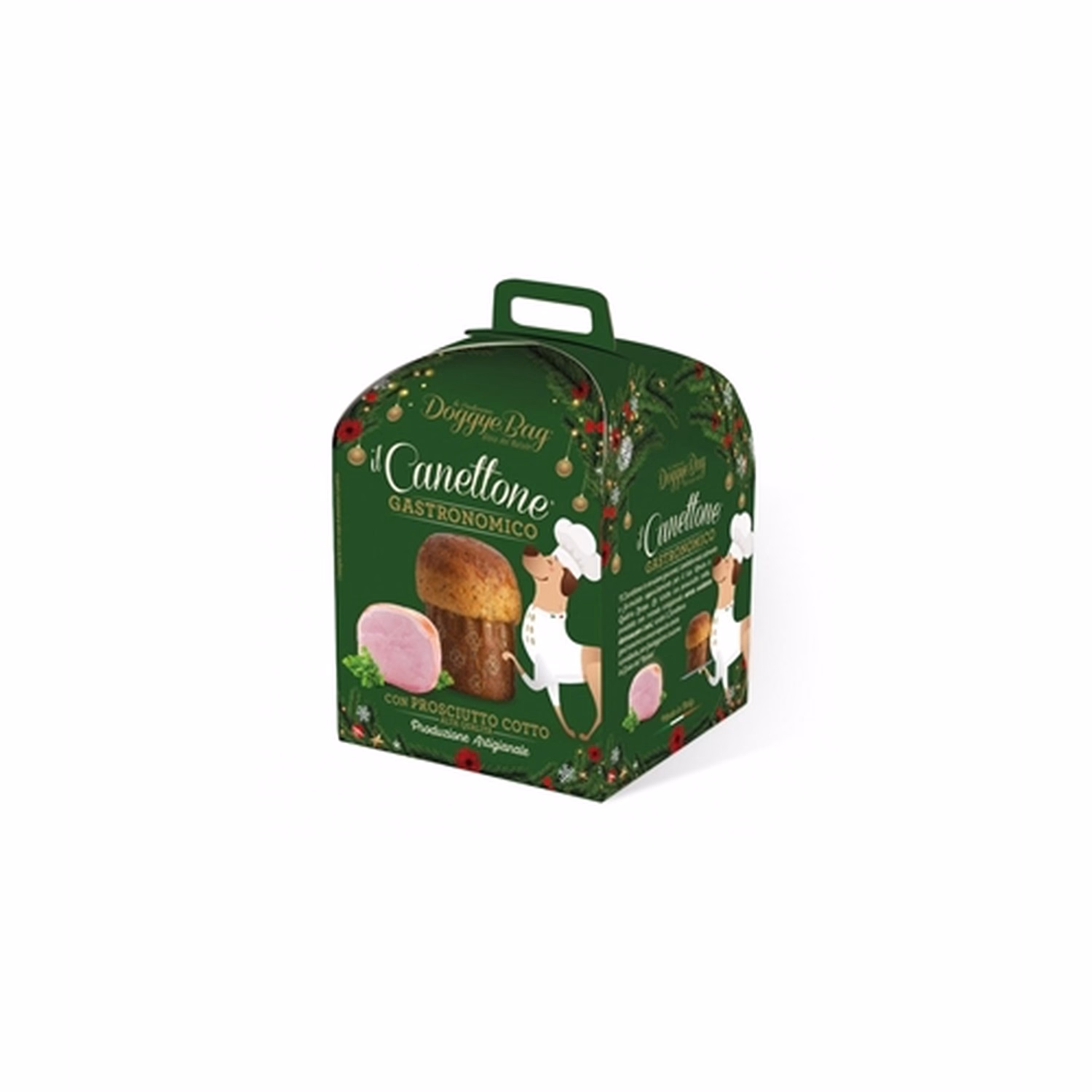 Doggye Bag Dog Treat - Canettone with Cooked Ham 125g