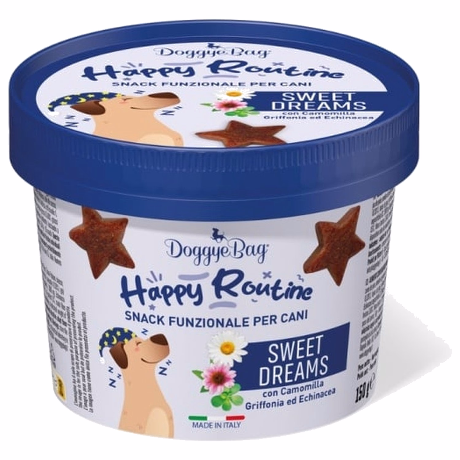 Doggye Bag Dog Soft Treat - Sweet Dreams with Chamomile Griffonia and Echinacea 150g