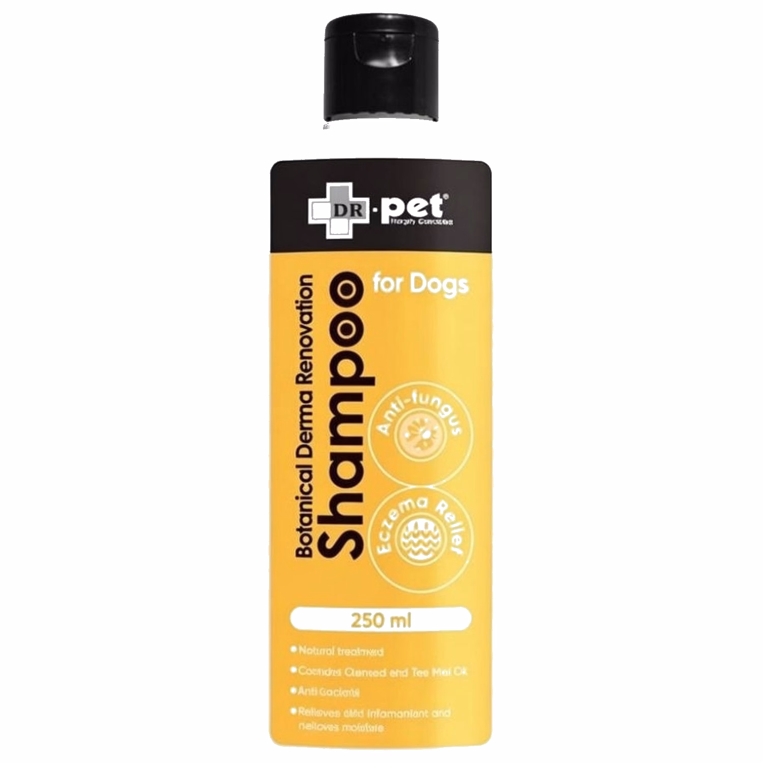 DR.pet Botanical Derma Renovation Shampoo - Oatmeal & Tea Tree Oil Itch Relief for Dogs 250ml