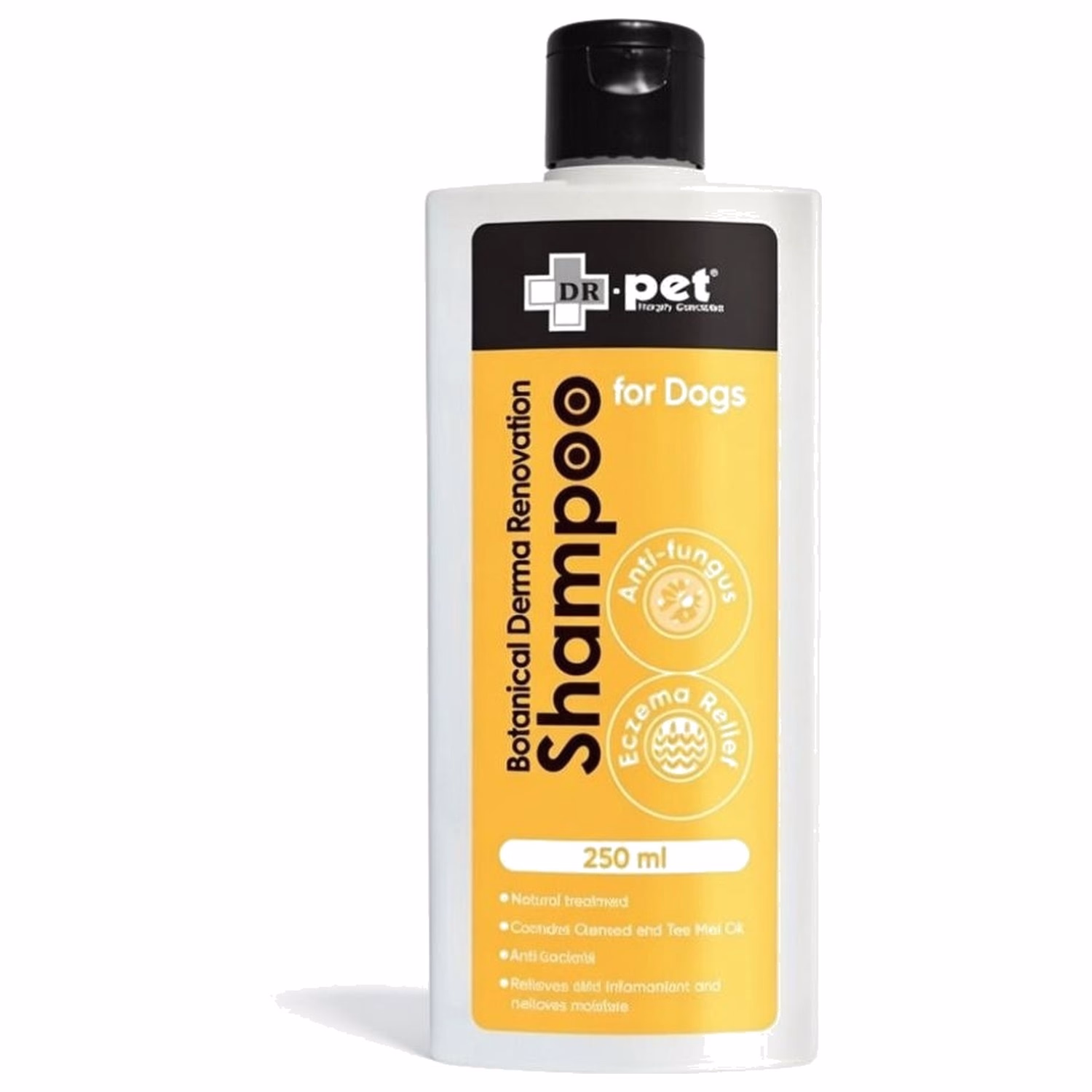 DR.pet Botanical Derma Renovation Shampoo - Oatmeal & Tea Tree Oil Itch Relief for Dogs 250ml