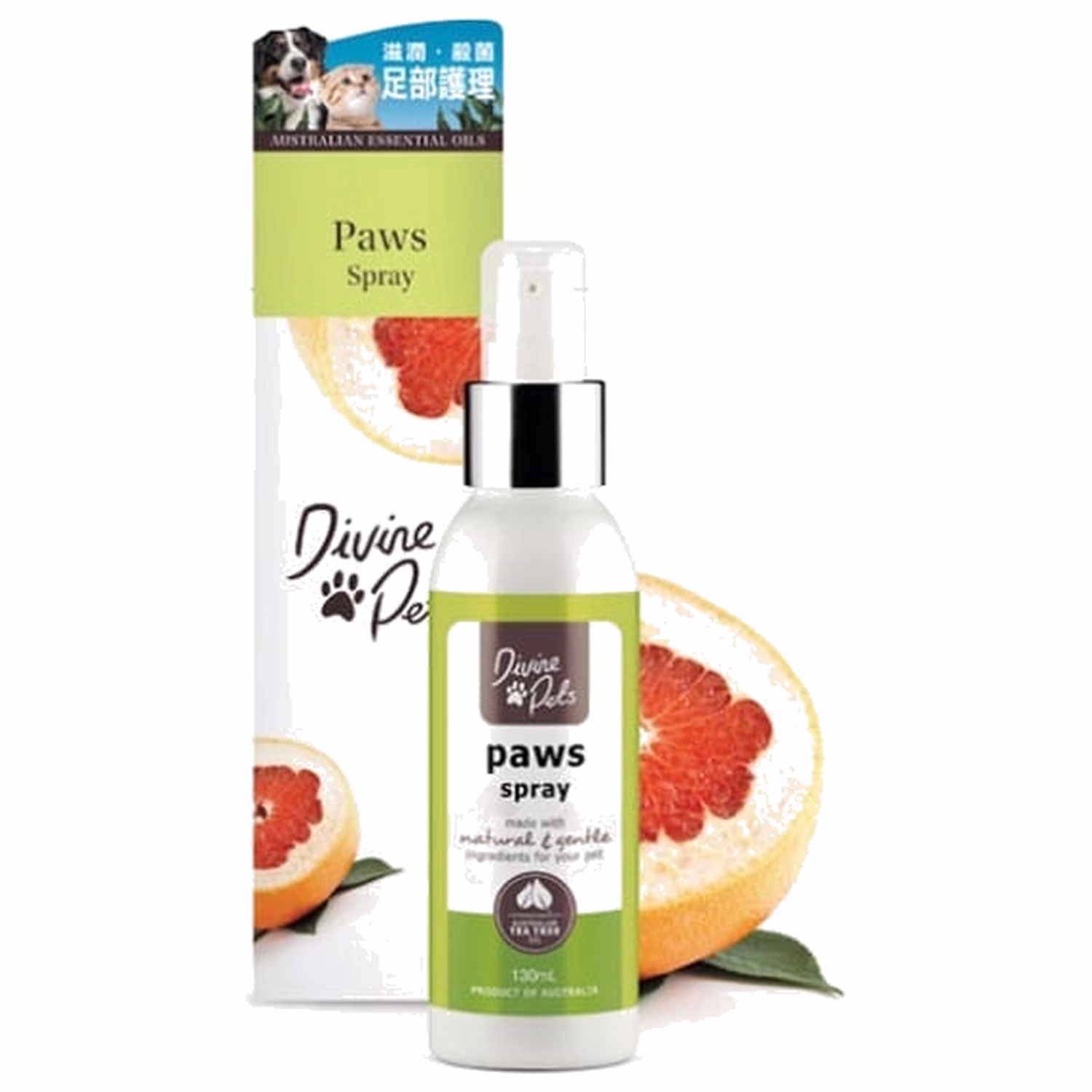 Divine Pets 草本足部護理噴霧 (130ml)