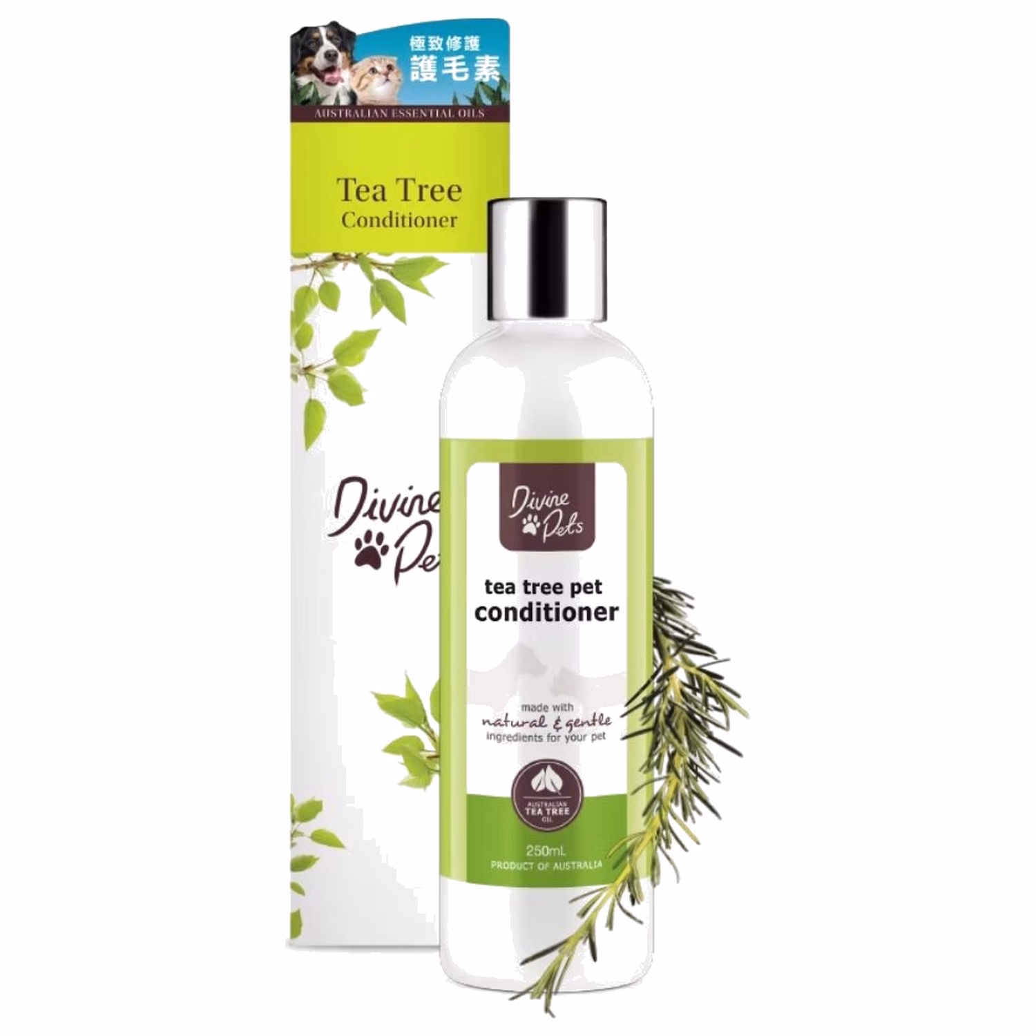 Divine Pets Tea Tree Conditioner 250ml