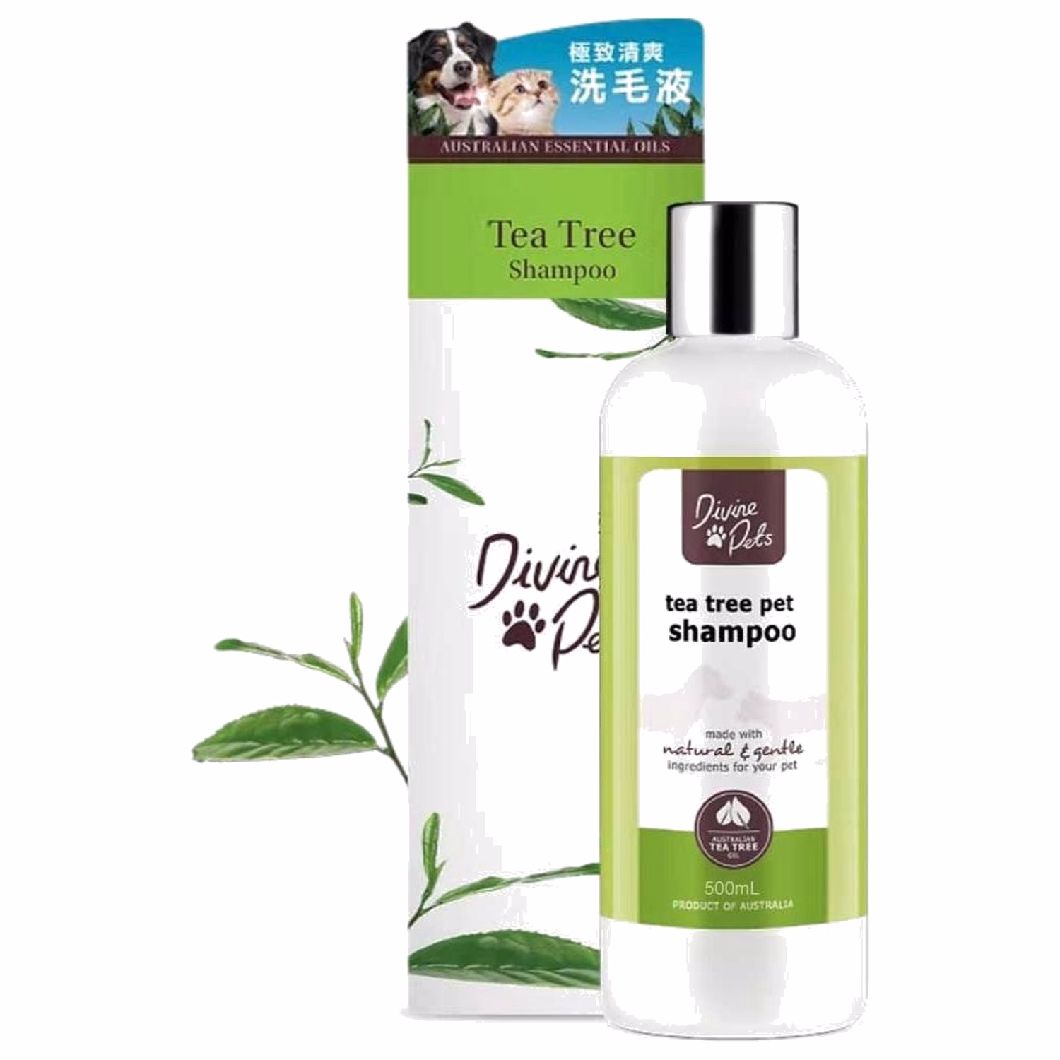 Divine Pets Tea Tree Shampoo 500ml