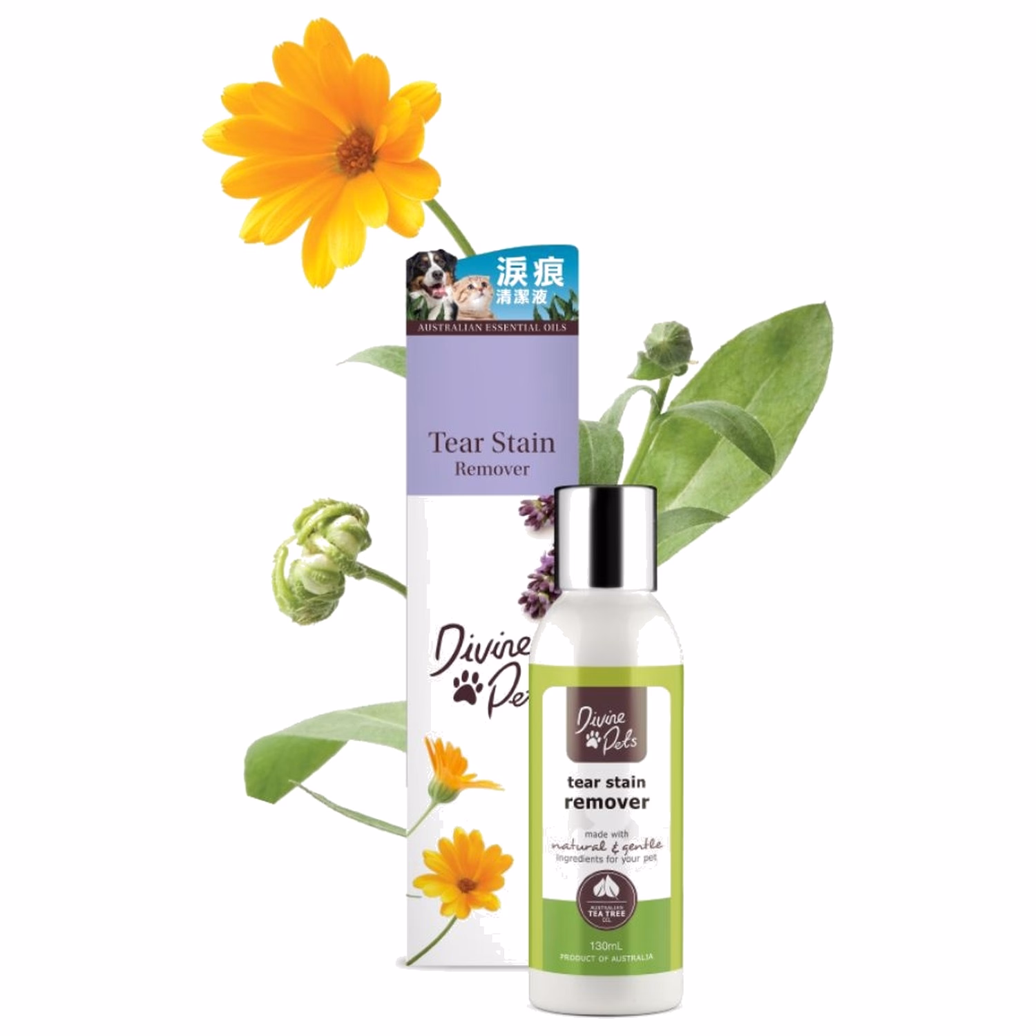 Divine Pets Tear Stain Remover 130ml