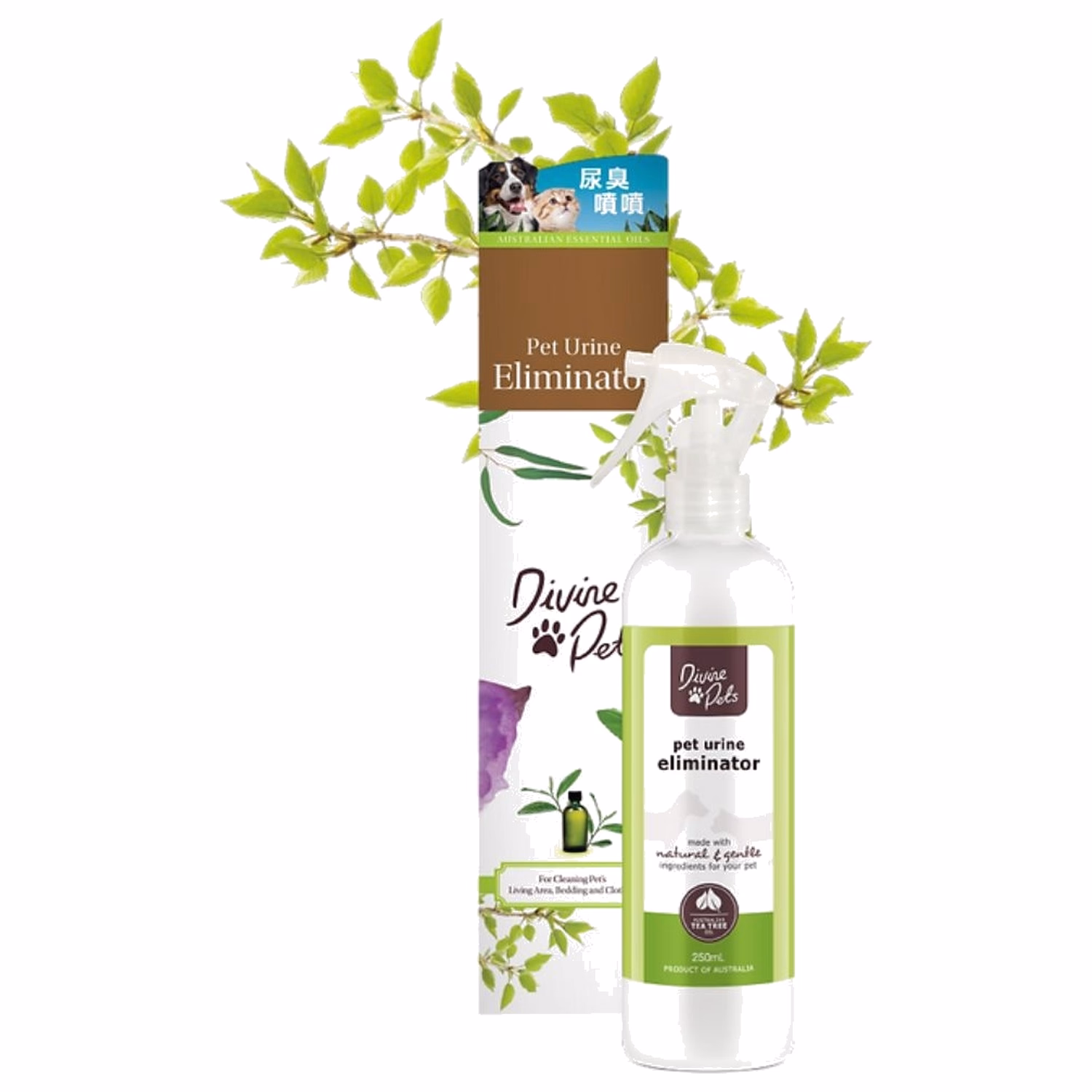 Divine Pets Pet Urine Eliminator 250ml