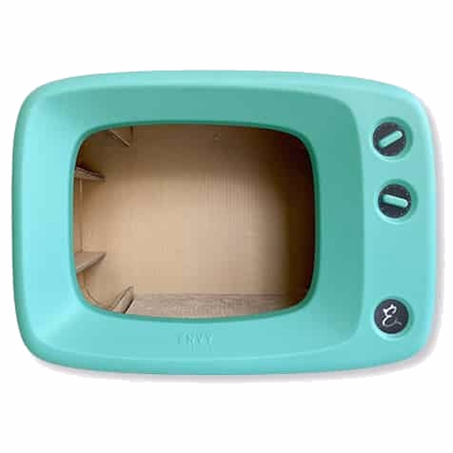 ENVY COLLECTION Retro TV Cat Bed & Scratcher Set - Green
