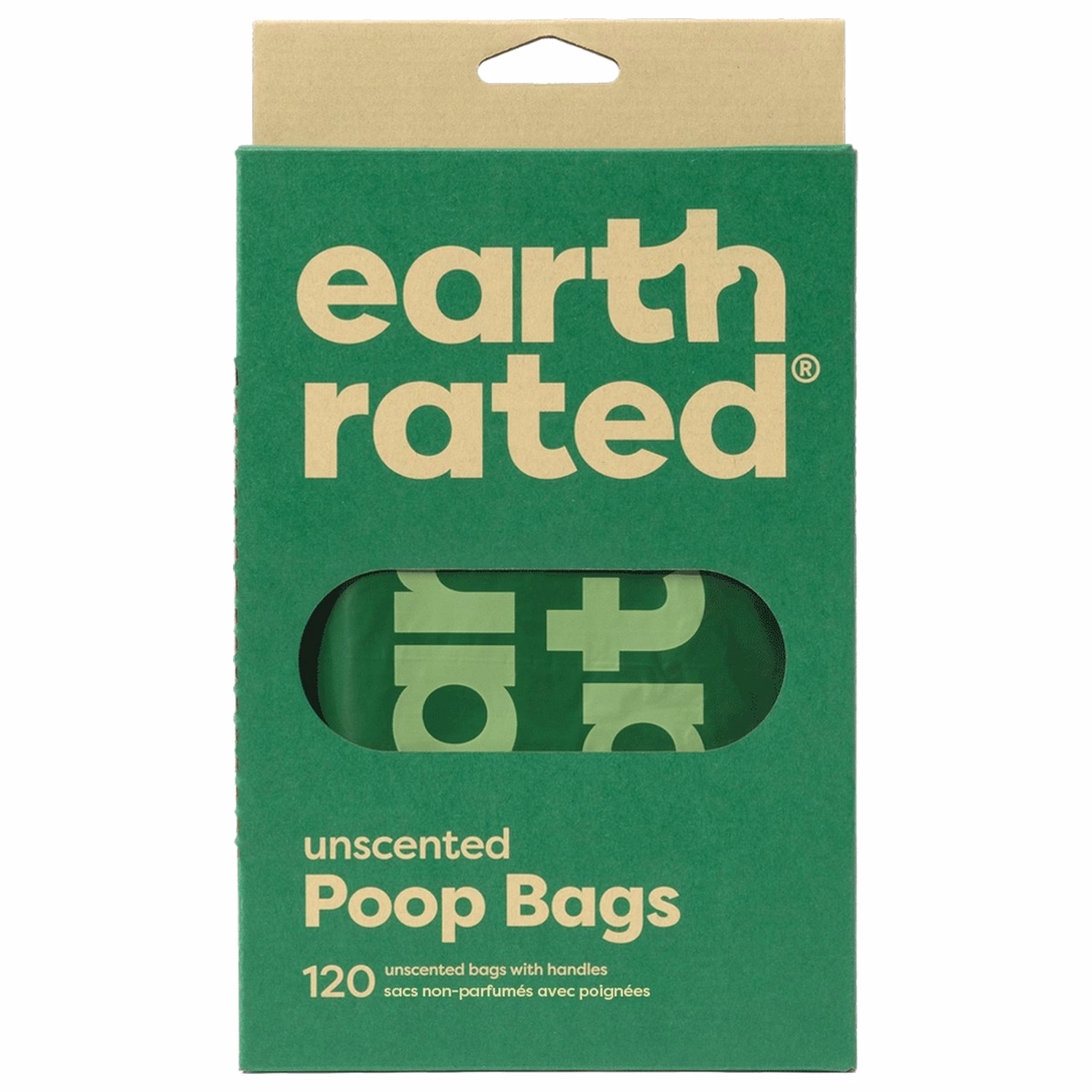 earth rated Easy-Tie Handle Poop Bags - Unscented 120pc