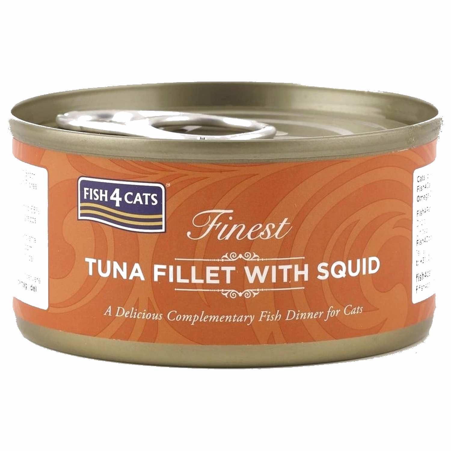 Fish4Cats Can Food - Finest Tuna Fillet With Squid 70g