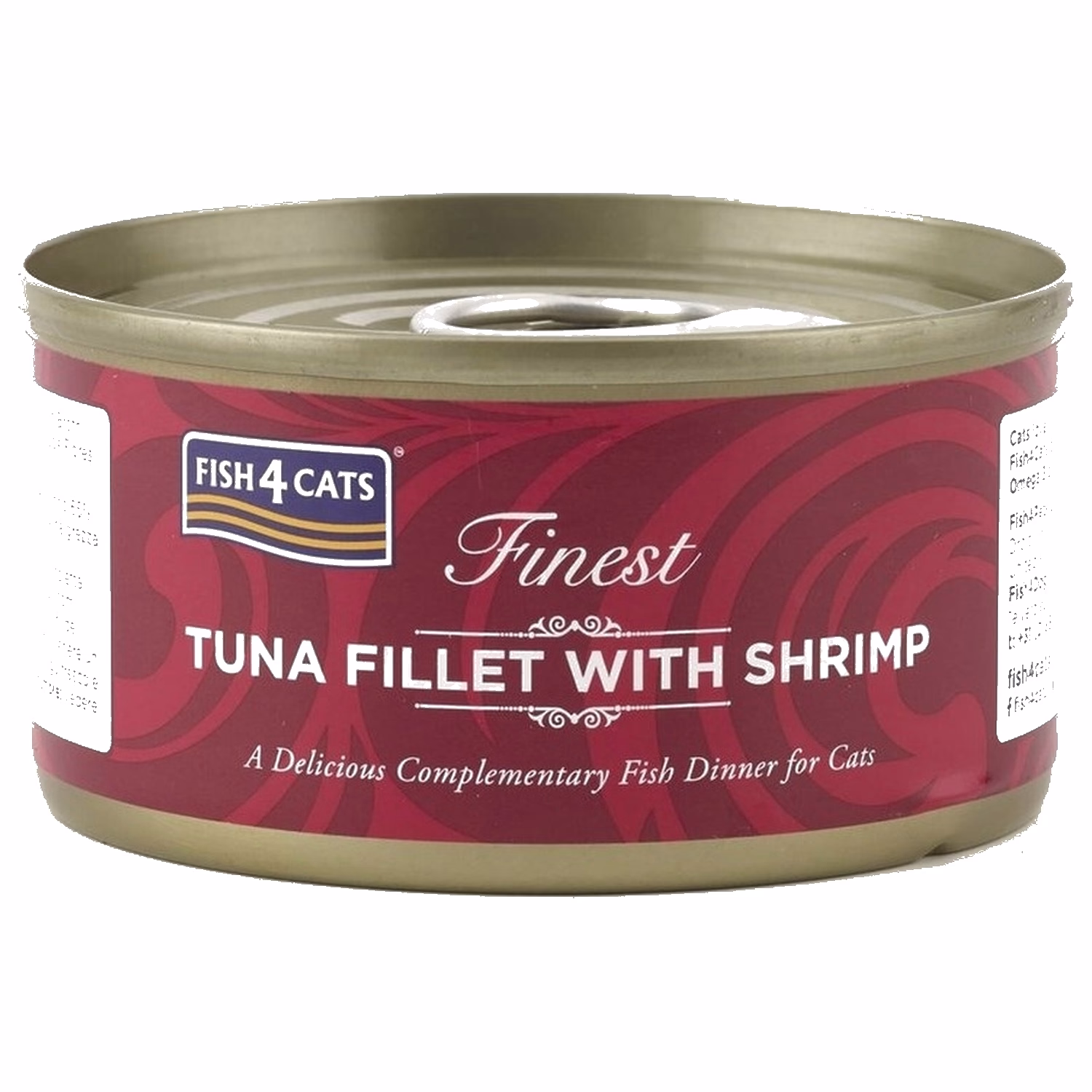 Fish4Cats Can Food - Finest Tuna Fillet With Shrimp 70g