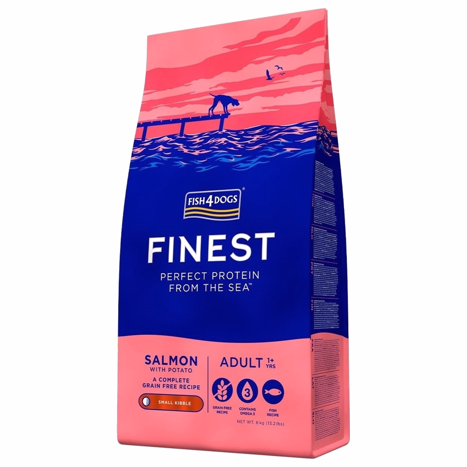 Fish4Dogs Finest 無麩質低敏成犬乾糧 - 三文魚配方 ( 細粒裝)