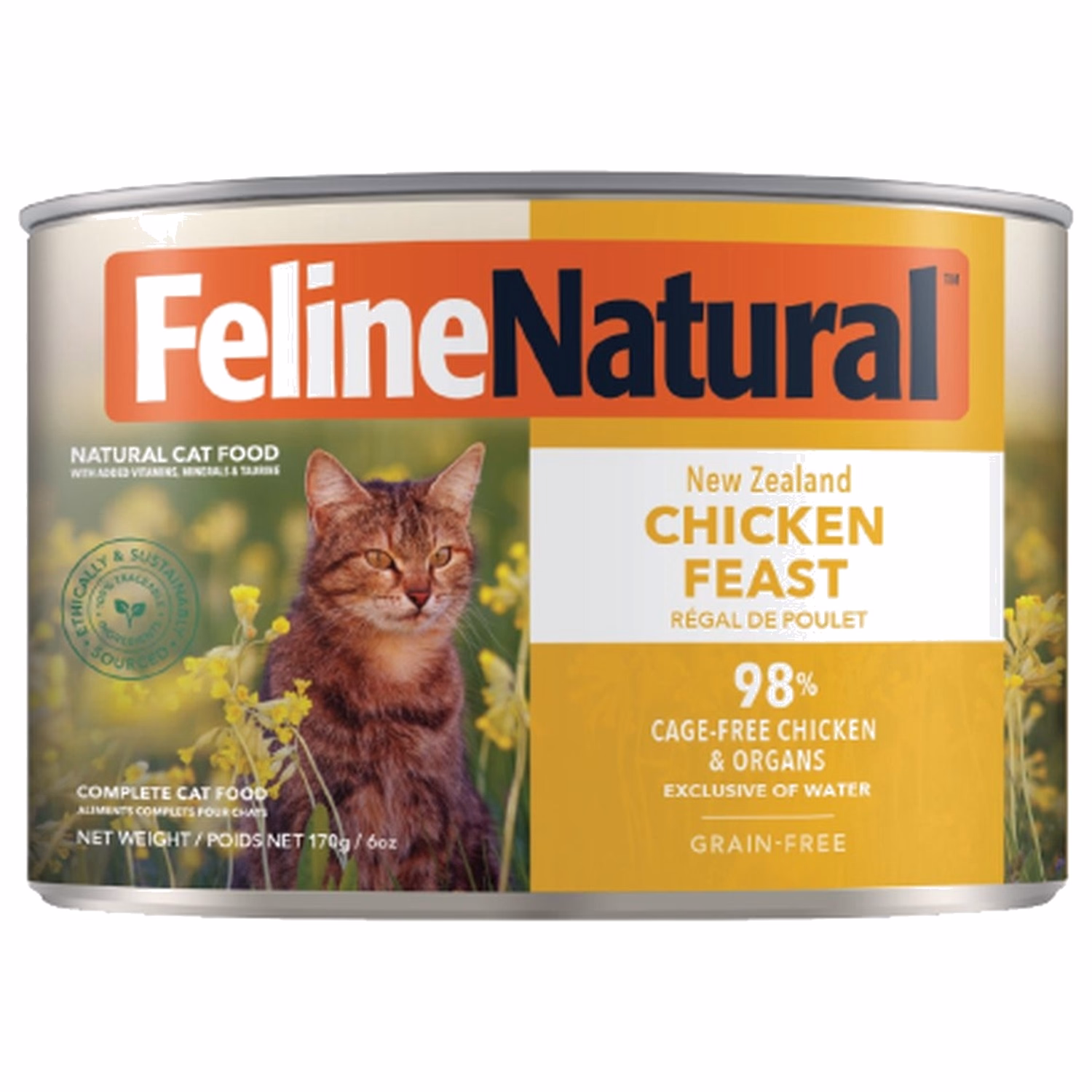 Feline Natural Cat Can Food - Chicken Feast