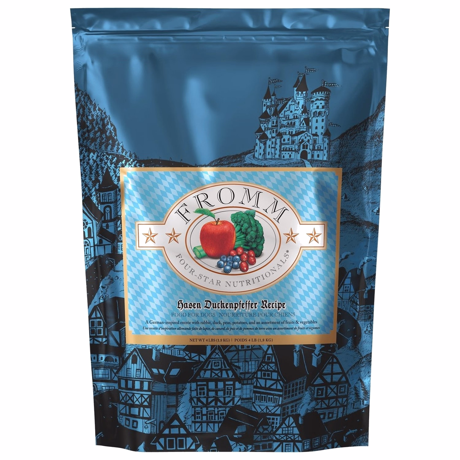 FROMM 美國福摩狗乾糧 - 四星 無穀物 - 兔鴨蔬菜配方