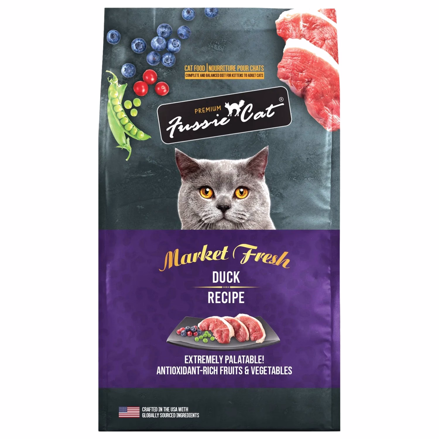 Fussie Cat Food - Market Fresh Grain Free - Duck 3.5lb