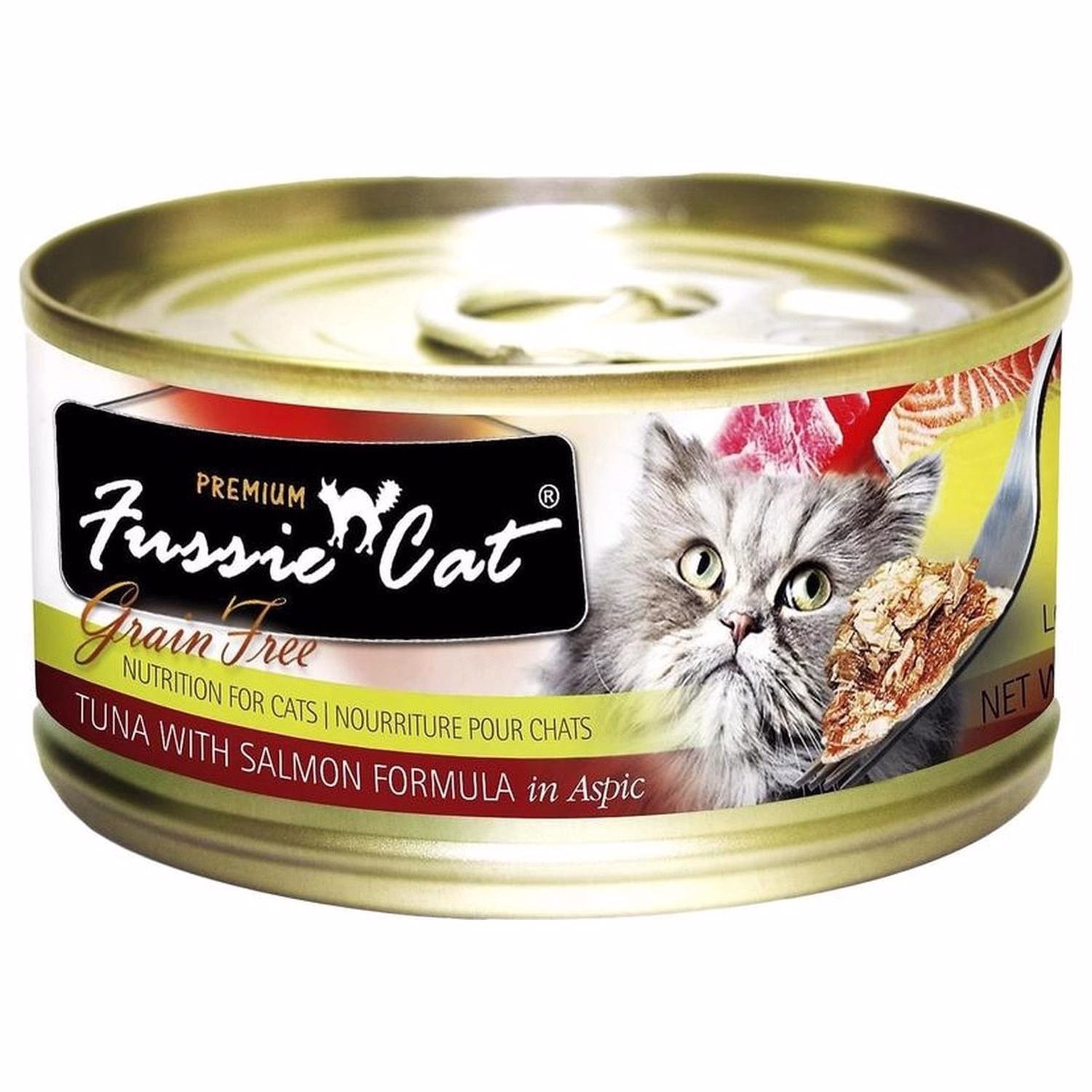 Fussie Cat Can - Black Label Premium Tuna with Salmon 80g