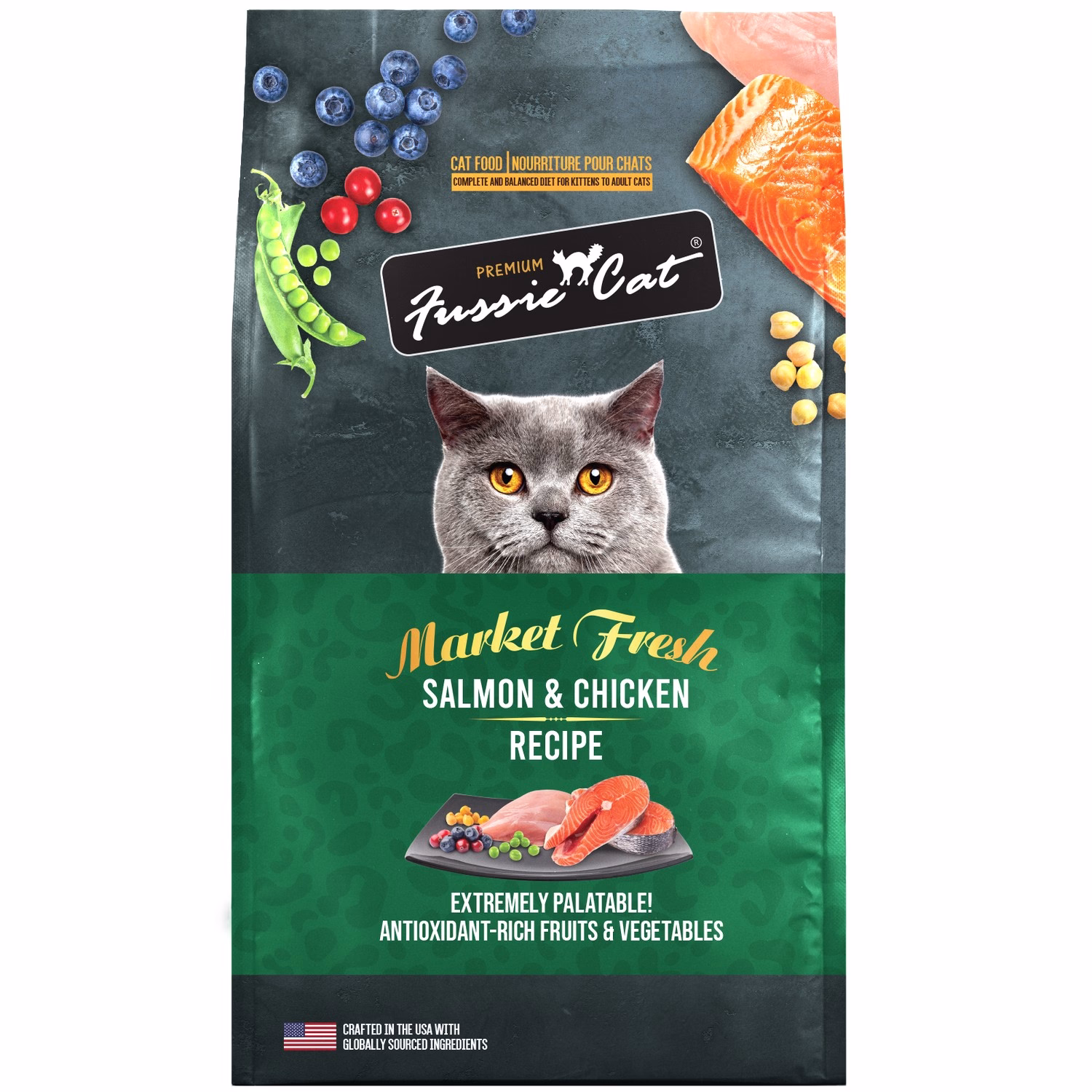 Fussie Cat Food - Market Fresh Grain Free - Salmon & Chicken 3.5lb