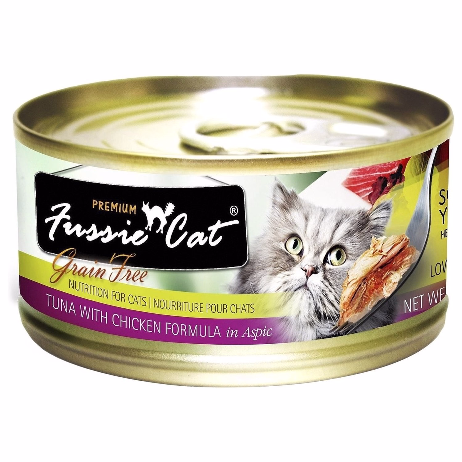 Fussie Cat Can - Black Label Premium Tuna with Chicken 80g