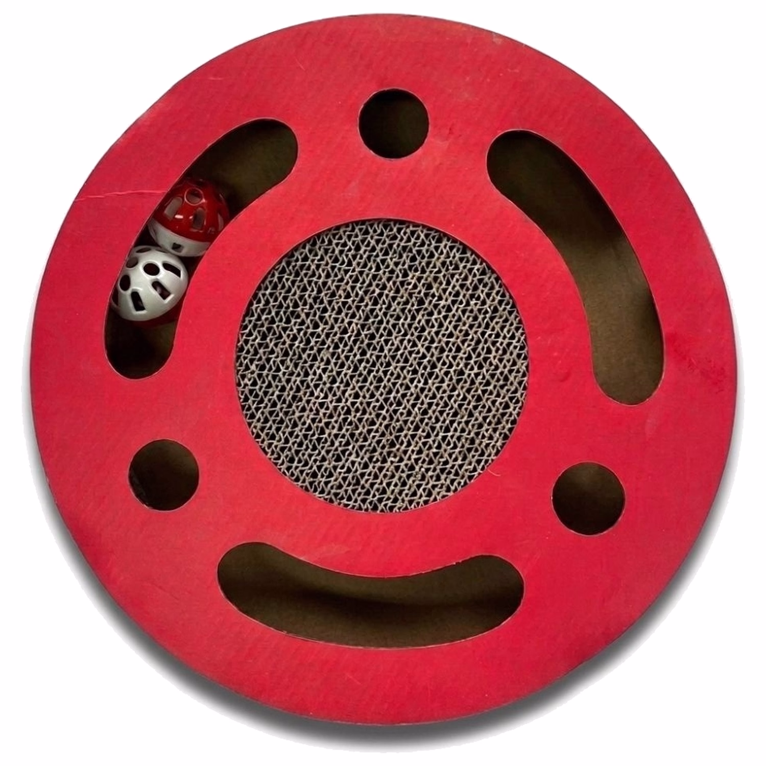 Temptations Cat Scratcher Pad with Bell Ball (W30 x H5cm)