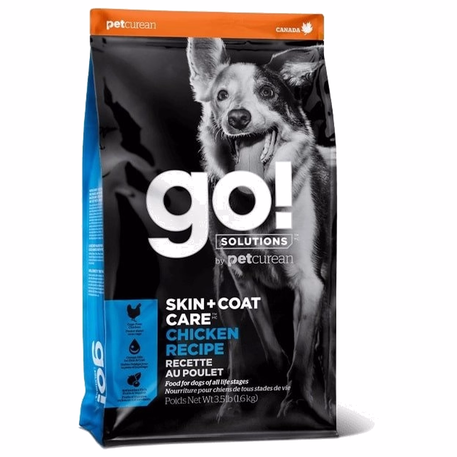 Go! SOLUTIONS 狗乾糧 - 護膚美毛系列 - 雞肉配方 12lb - EXP 05-12-2026