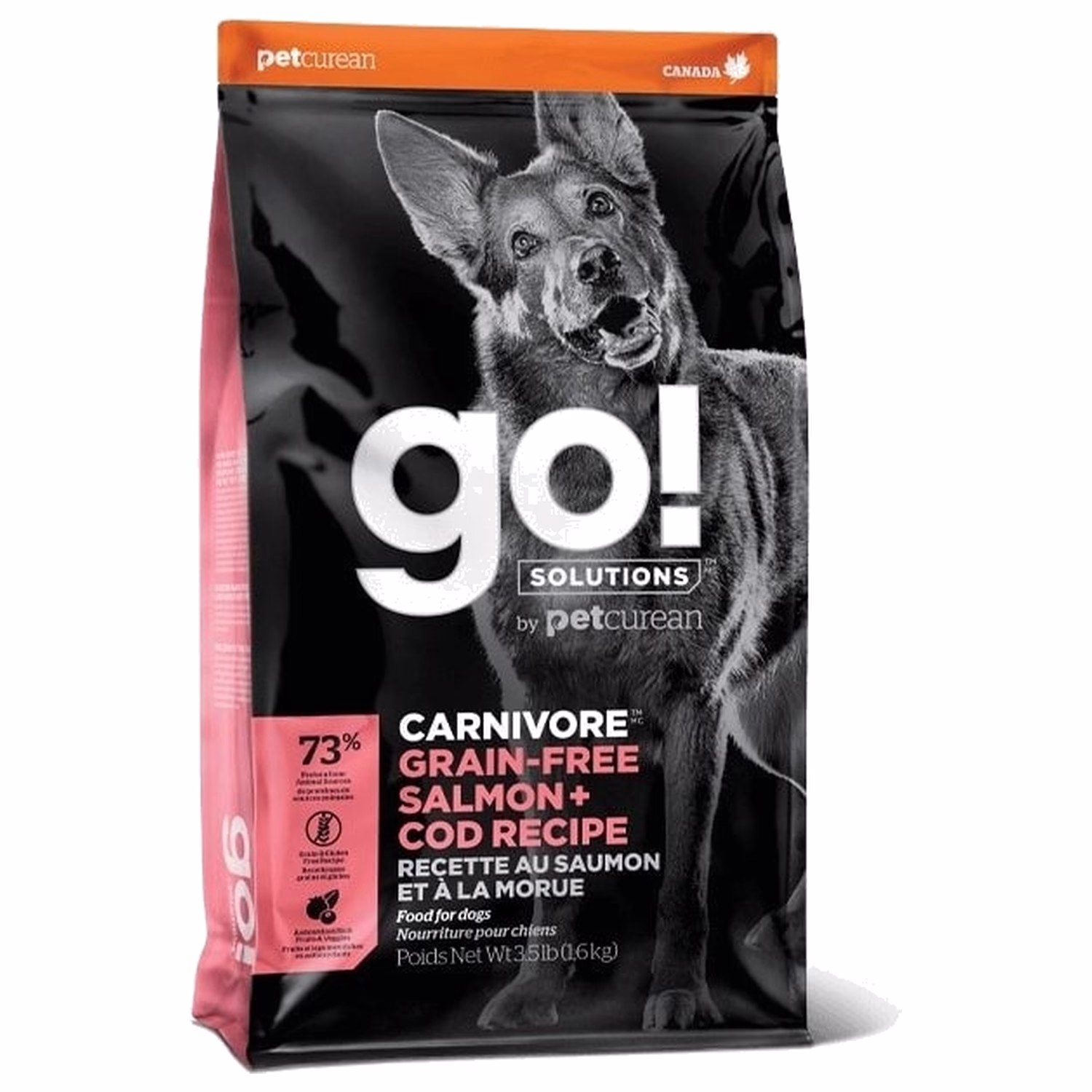 Go! SOLUTIONS 狗乾糧 - 活力營養系列 - 無穀物三文魚+鰹魚配方