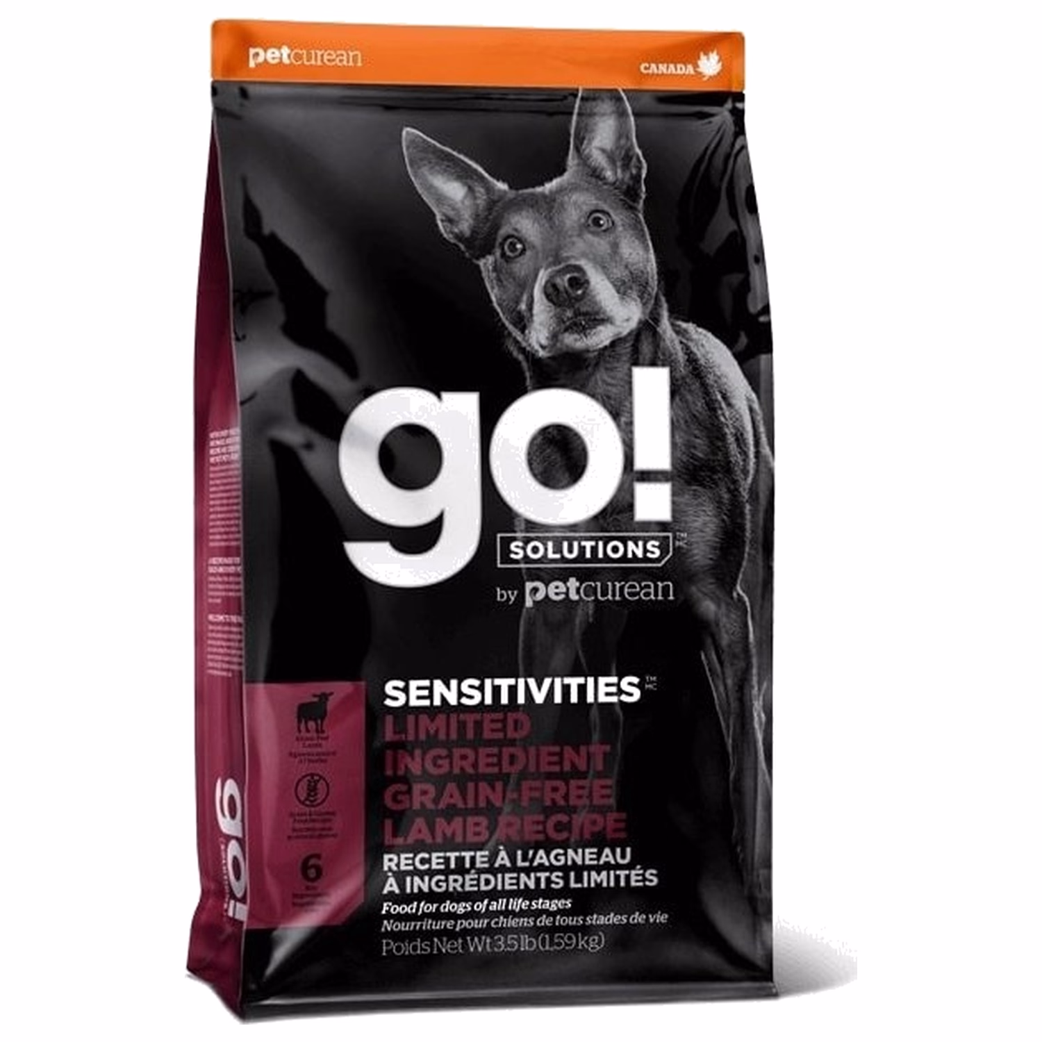 Go! SOLUTIONS 單一蛋白狗乾糧 - 低敏美毛系列 - 羊肉配方