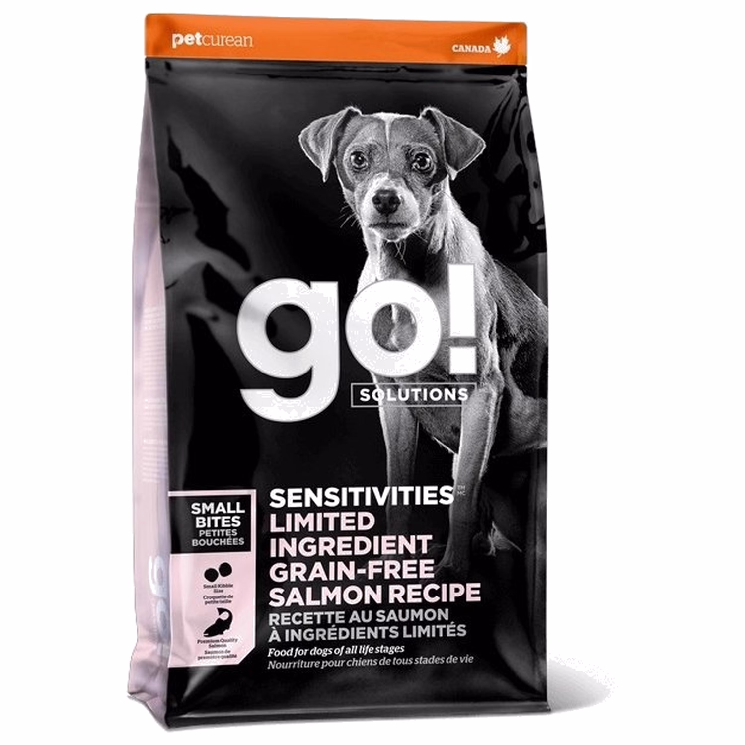 Go! SOLUTIONS 單一蛋白狗乾糧 - 低敏美毛系列 無穀物 - 細粒 - 三文魚配方