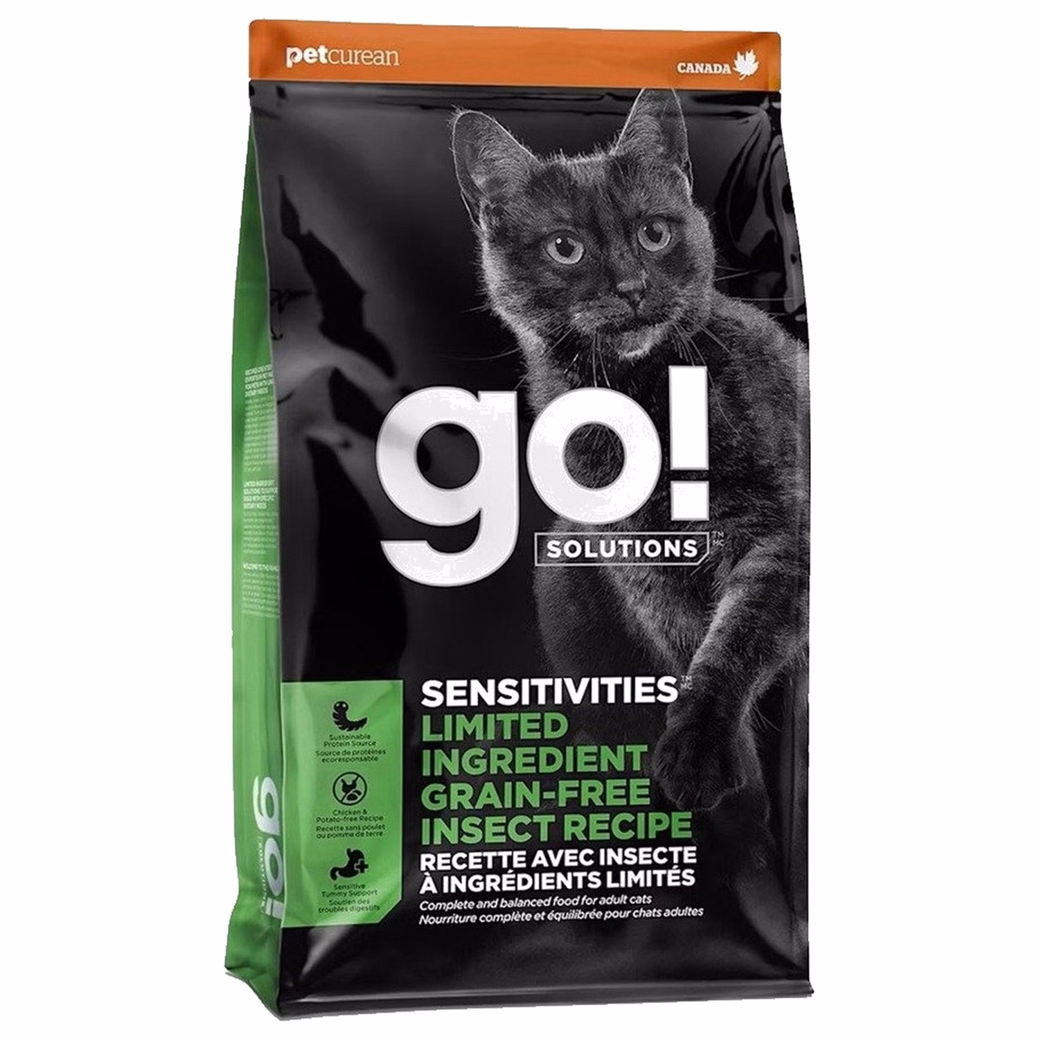 Go! Solutions貓糧 - 低敏美毛系列無穀物單一蛋白 - 黑水虻配方