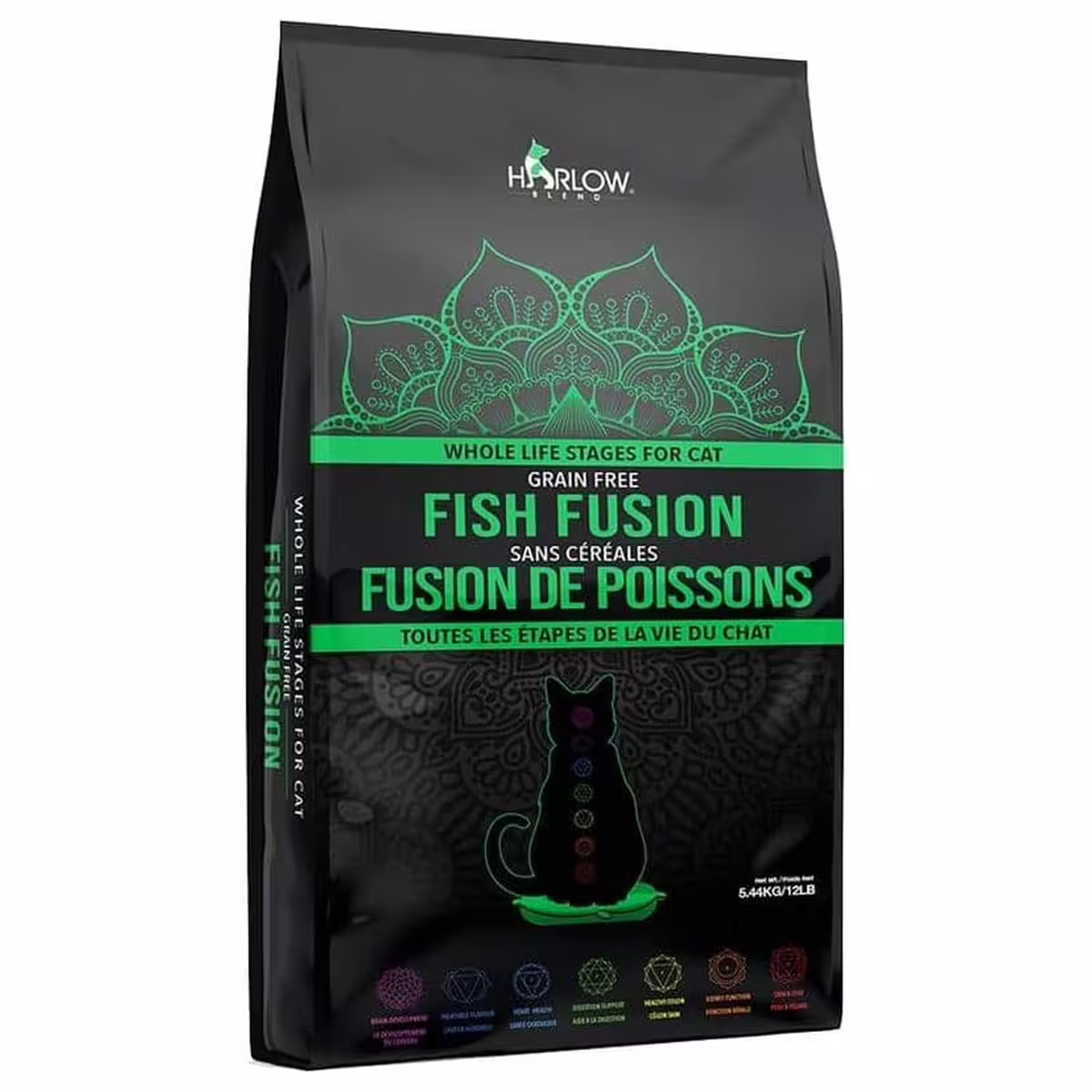 Harlow Blend楓葉 無殼物全貓糧 - 海洋鮮魚 12lb