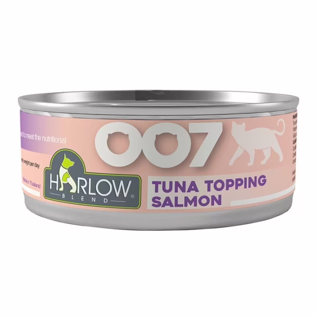 Harlow Blend 貓主食罐 - 無穀物吞拿魚三文魚高湯 80g