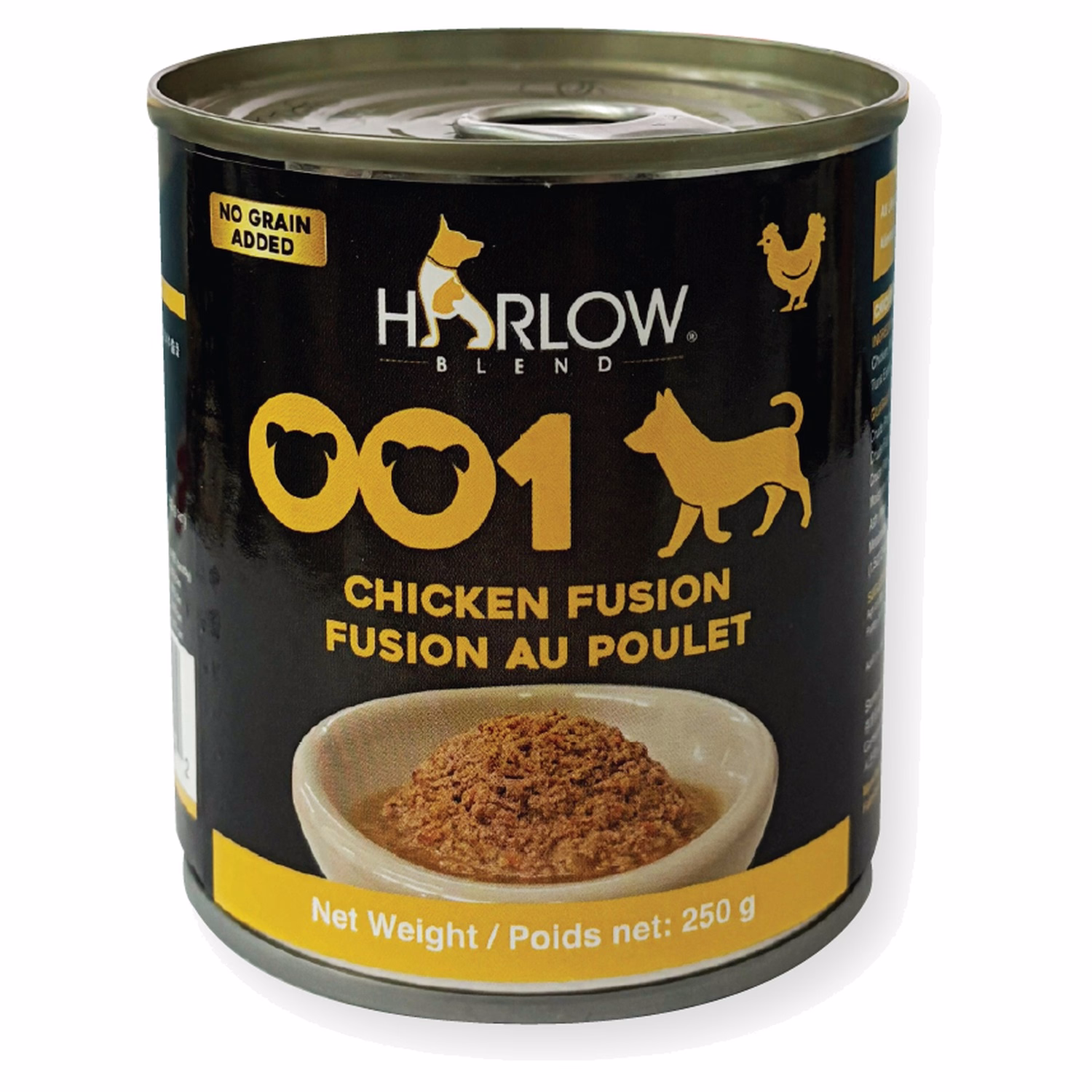 Harlow Blend 楓葉 犬用濕糧 - OO1 雞肉罐 250g