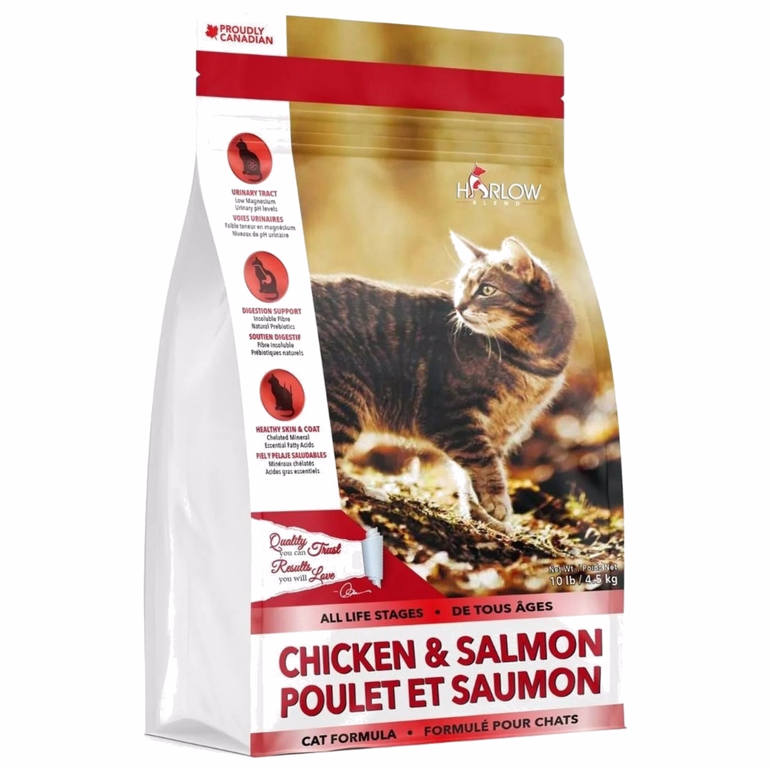 Harlow Blend Cat Food - Chicken & Salmon 10lb 