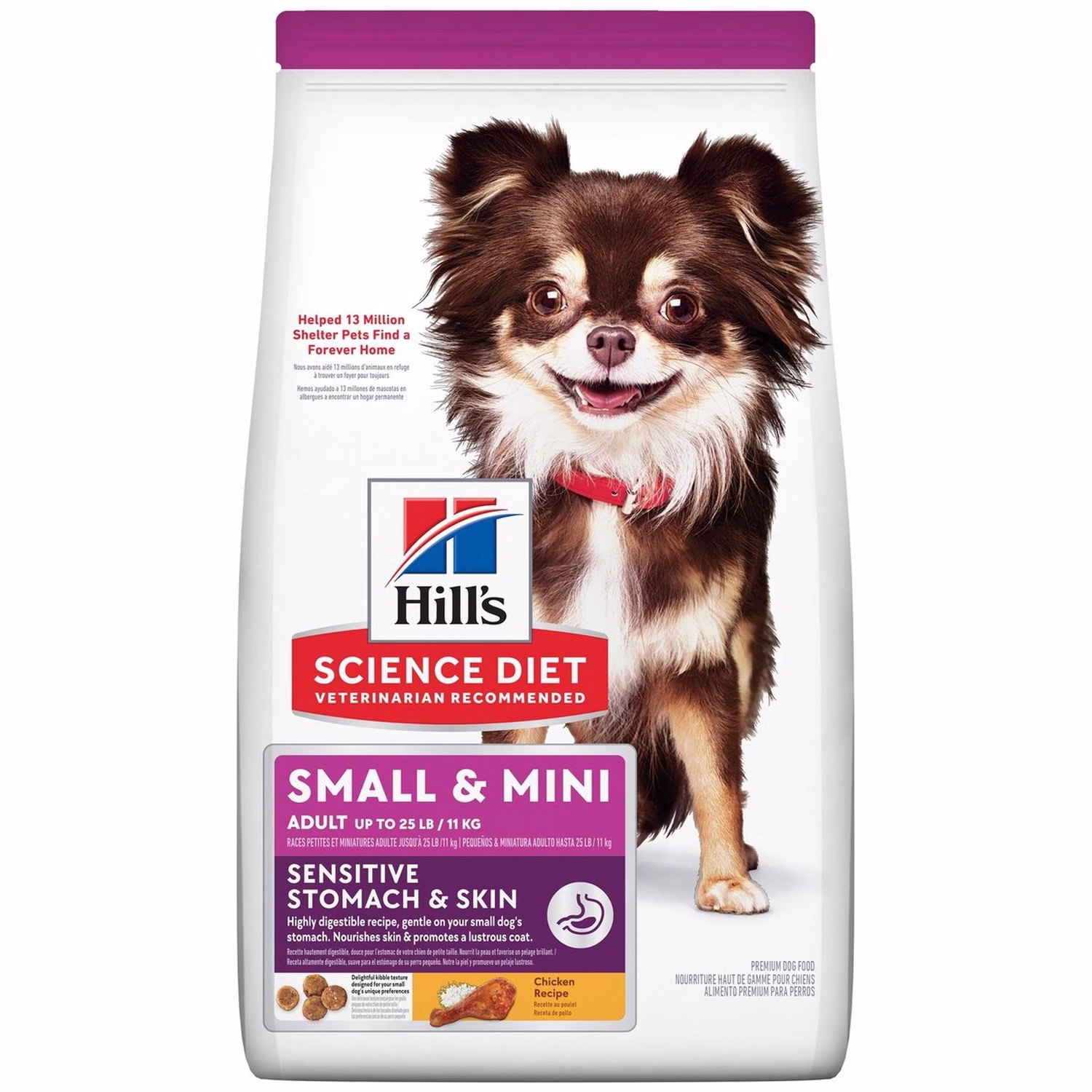 Hills Science Diet Dog Food - Sensitive Stomach & Skin Small & Mini Adult 4lb