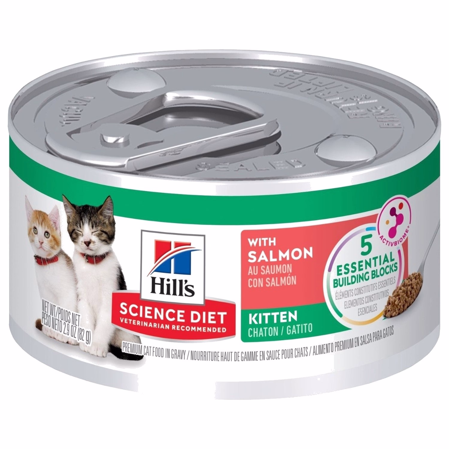 Hills希爾思貓主食罐頭 - 幼貓(從斷奶至1歲)三文魚配方 2.9oz