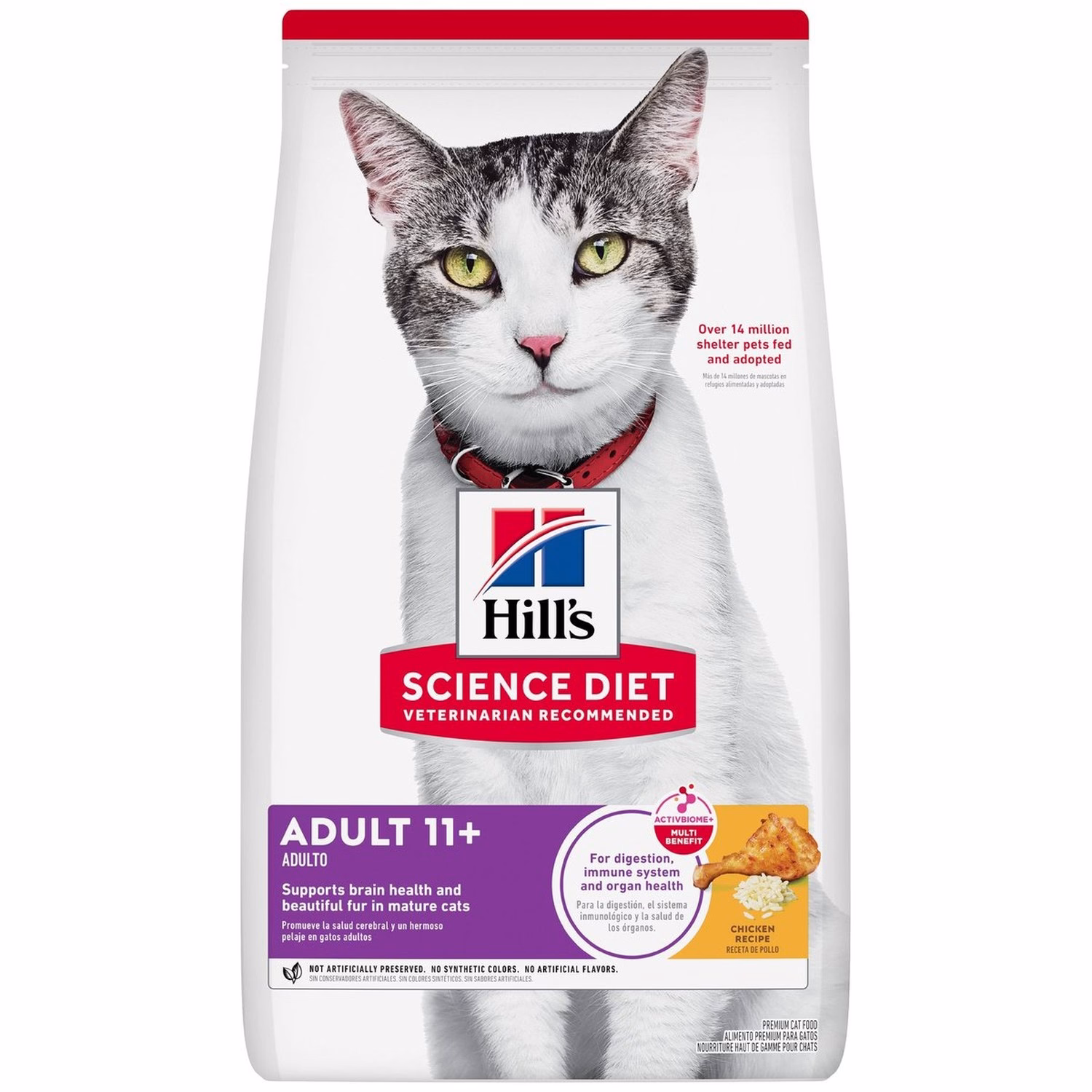 Hills Science Diet Senior Cat Food - Adult 11+