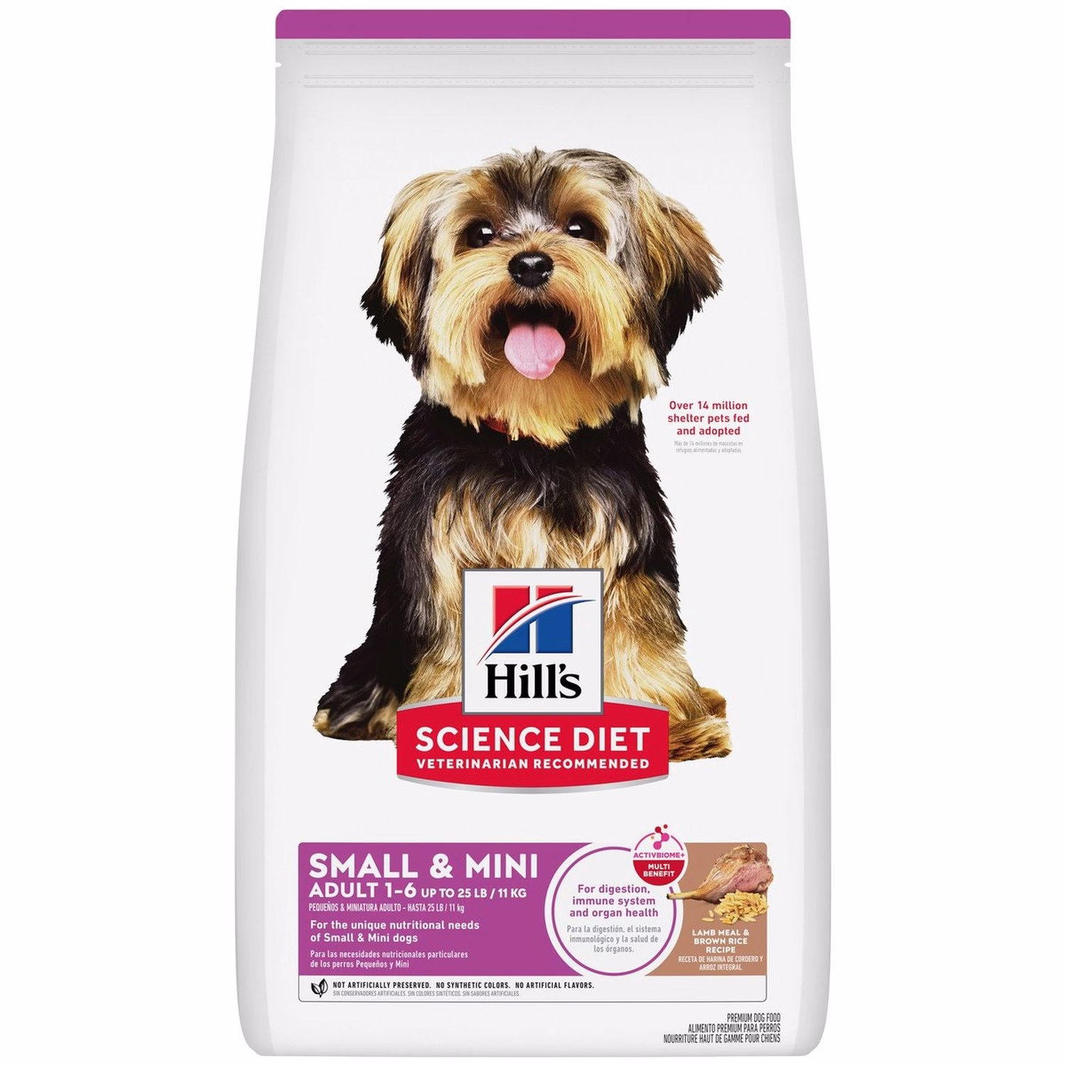 Hills Science Diet Dog Food -  Small Paws - Lamb & Rice 4.5lb