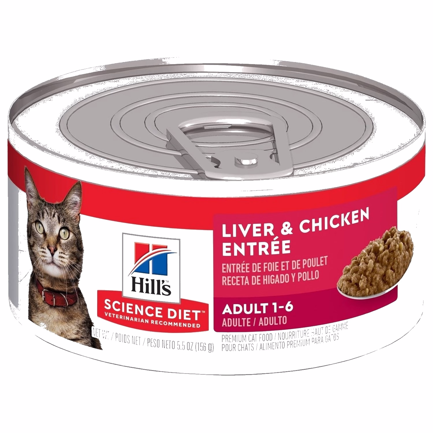 Hills Cat Can - Science Diet Adult Liver & Chicken Entree 5.5oz - EXP 30-11-2026
