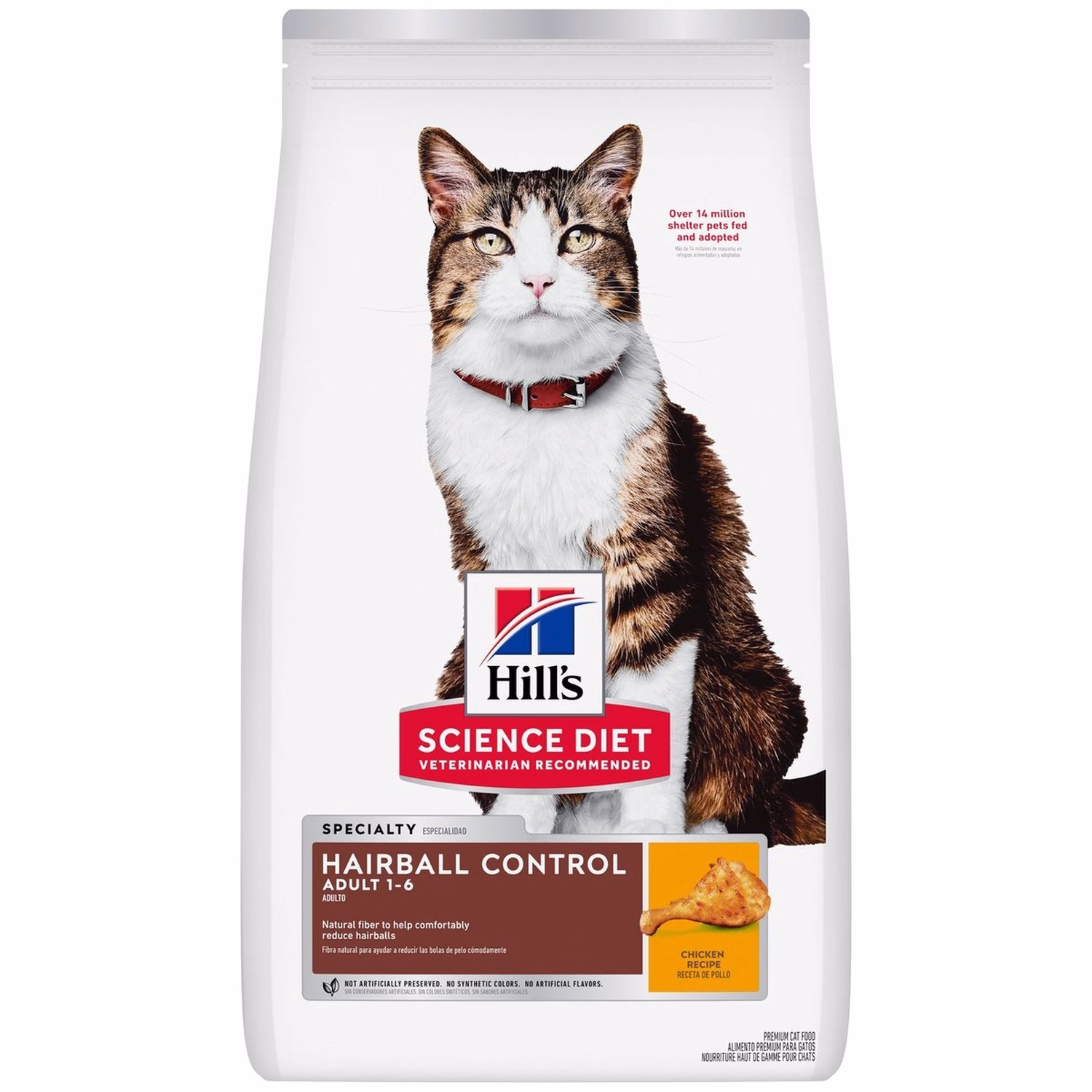 Hills Science Diet Cat Food - Hairball Control Adult