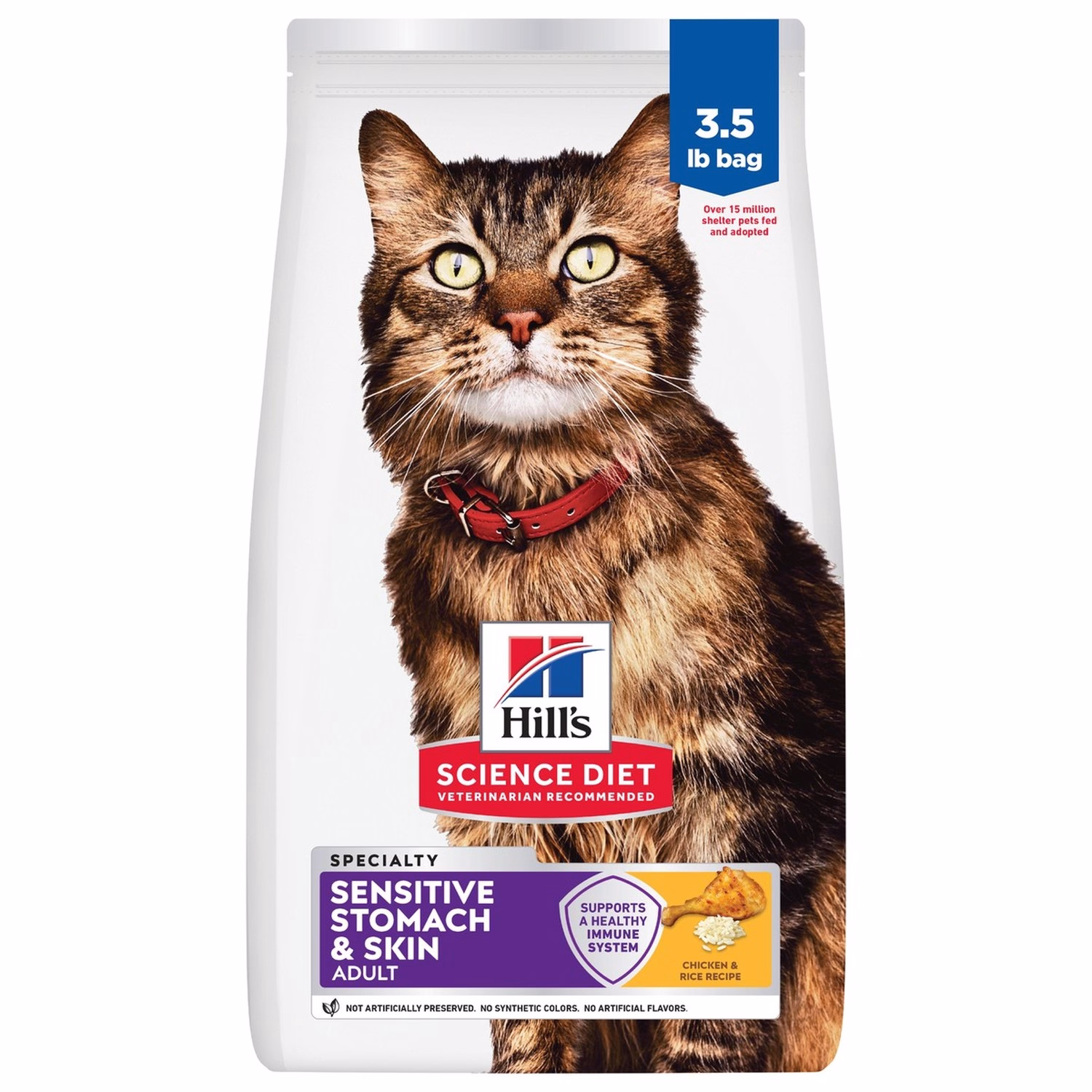 Hills Science Diet Cat Food - Adult Sensitive Stomach & Skin