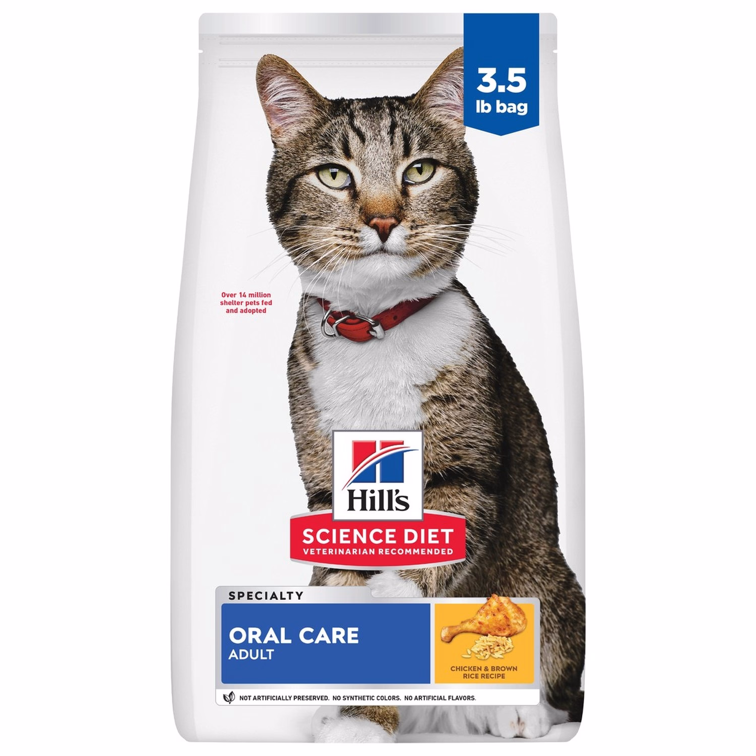 Hills Science Diet Cat Food - Adult Oral Care 3.5lb