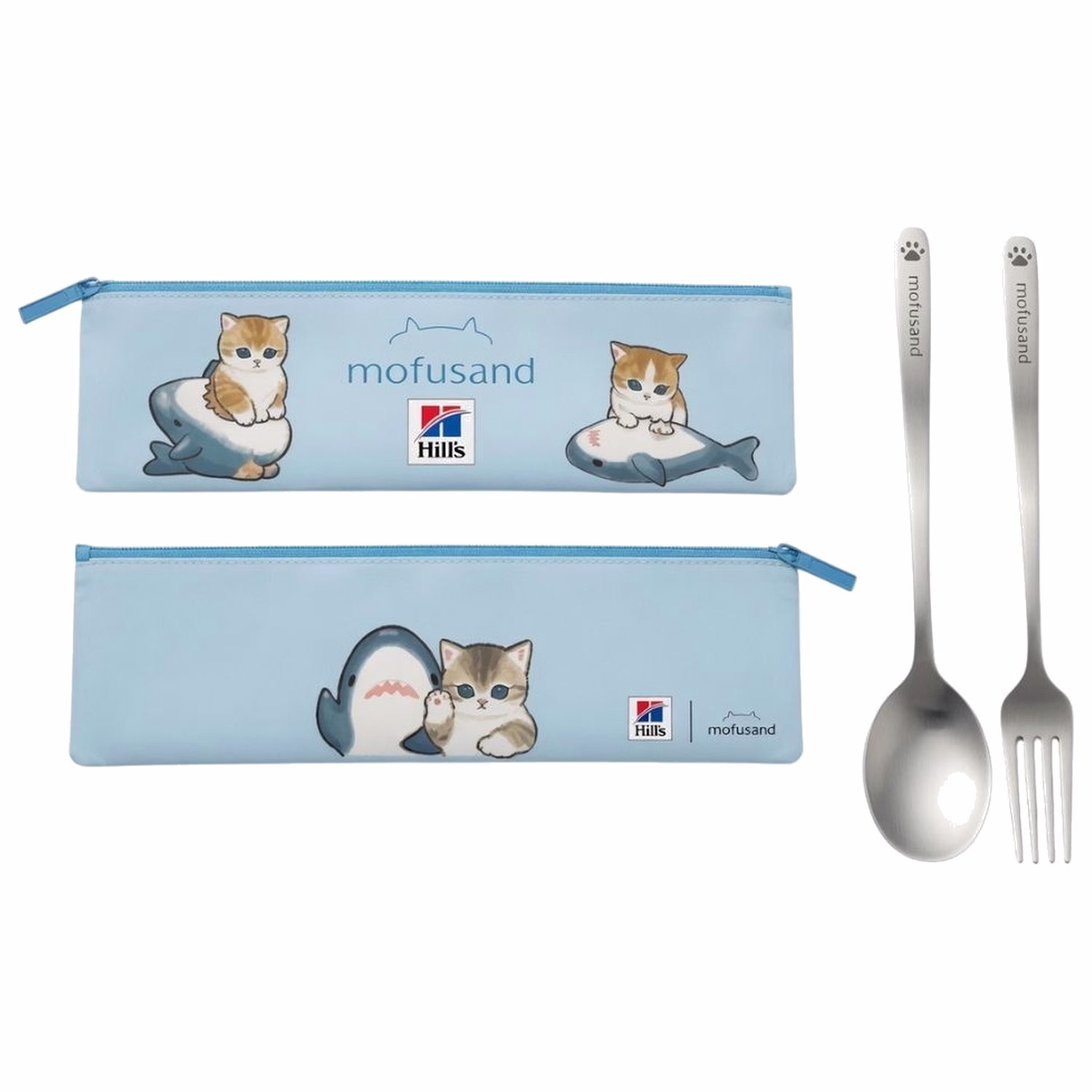 Hills Mofusand Cutlery Set With Pouch