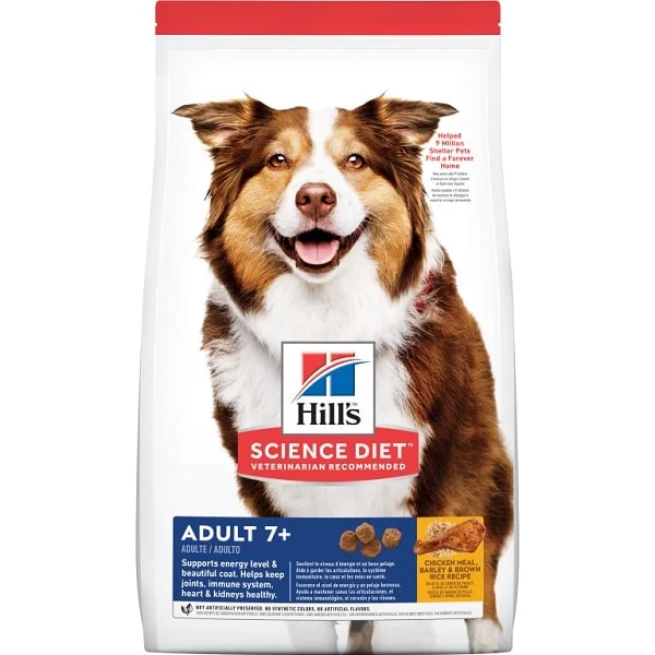 Hills 希爾思狗乾糧 - 高齡犬7歲以上 12kg - EXP 31-08-2027 (穿袋 – 重新密封)