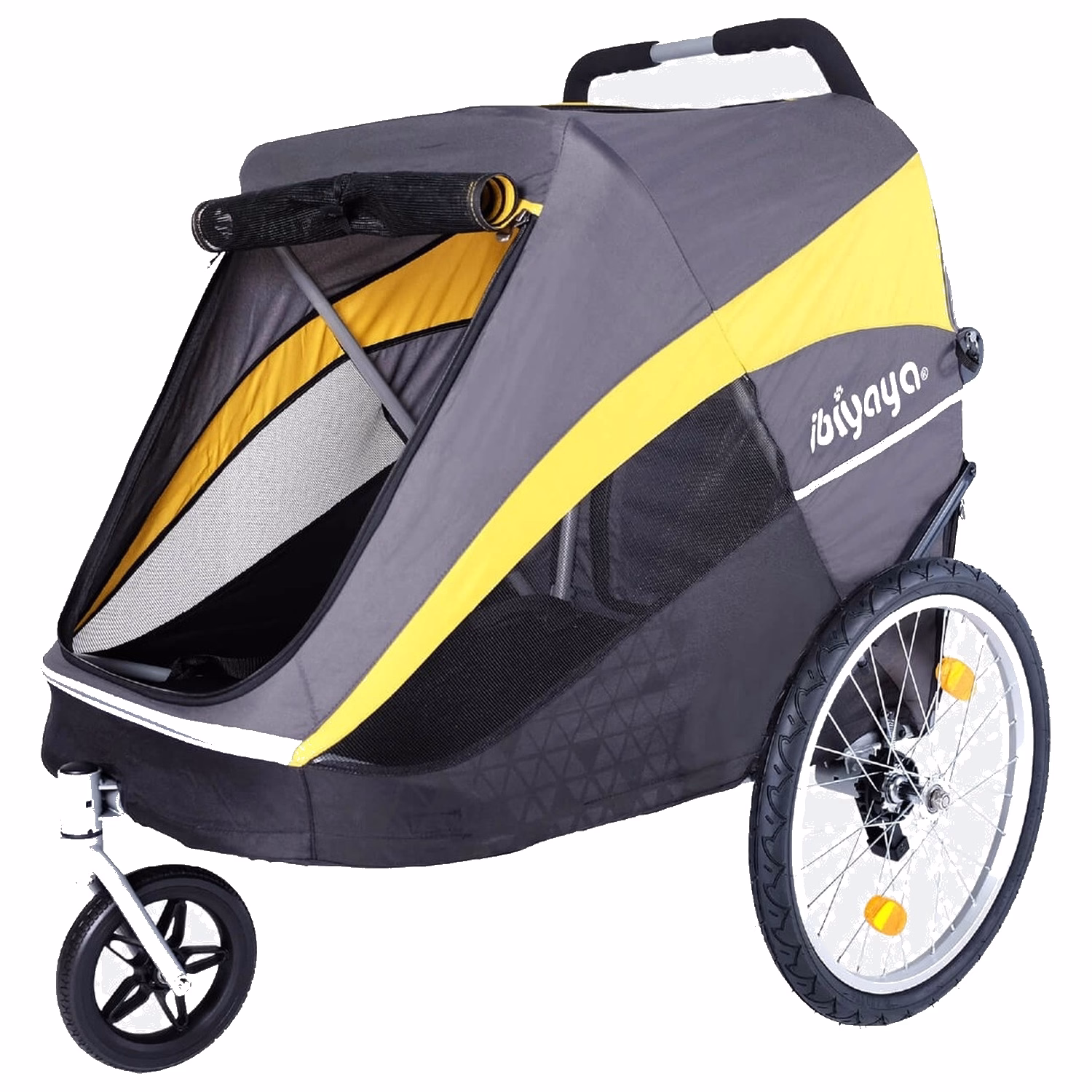IBIYAYA Hercules Pro Pet Stroller 2.0 - Yellow Gold