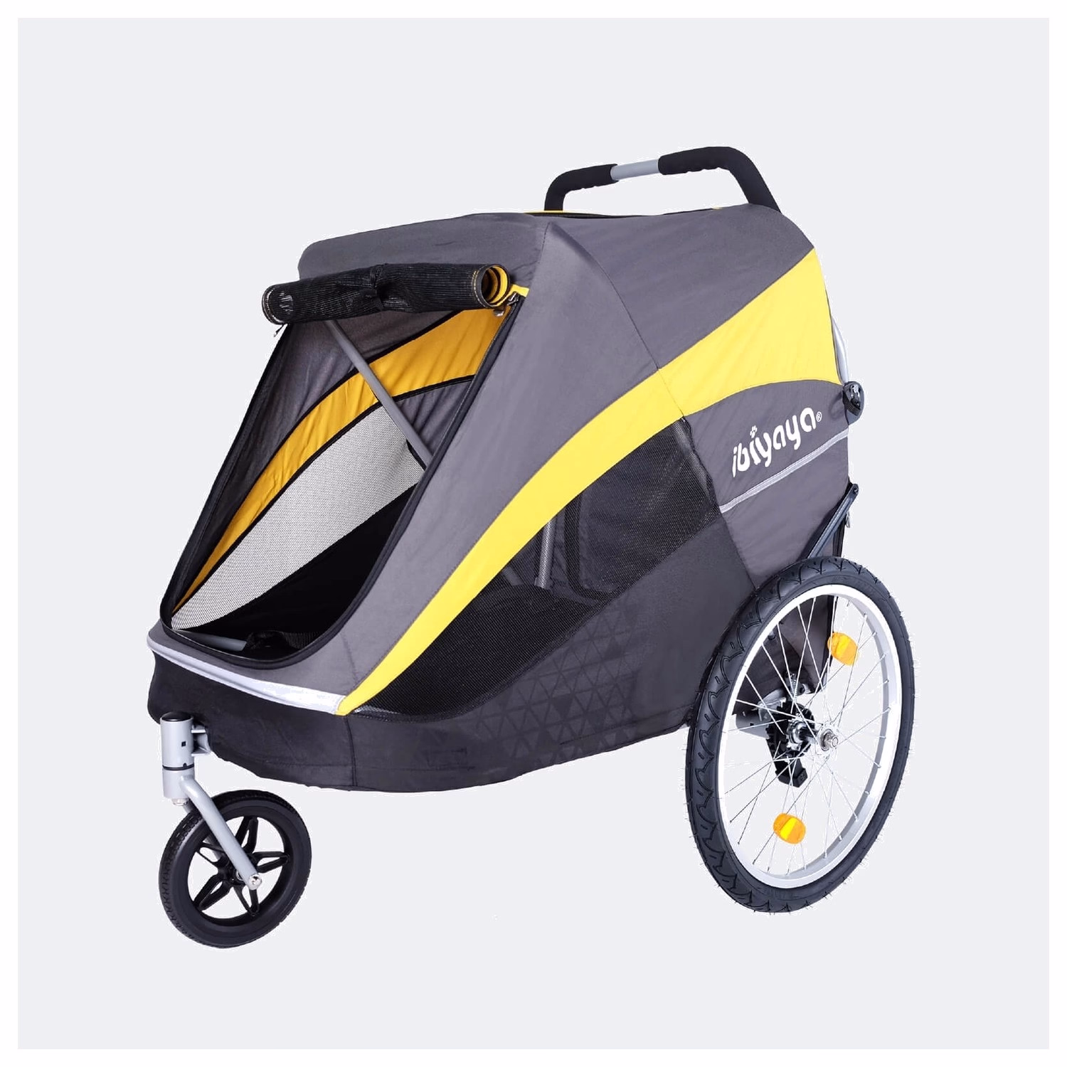 IBIYAYA Hercules Pro Pet Stroller 2.0 - Yellow Gold