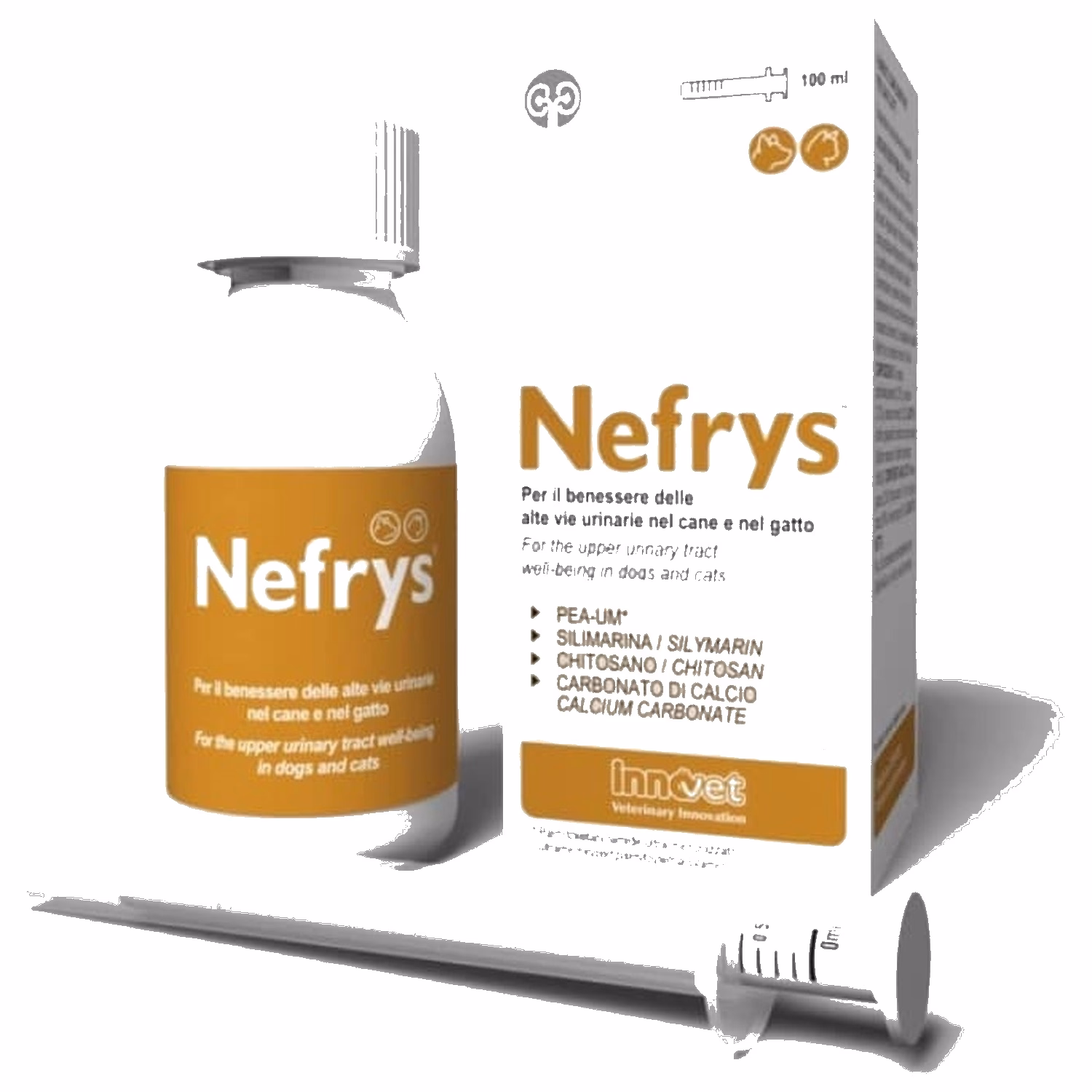 Innovet 意諾膚 – Nefrys 狗與貓上尿路支持補充劑 100ml