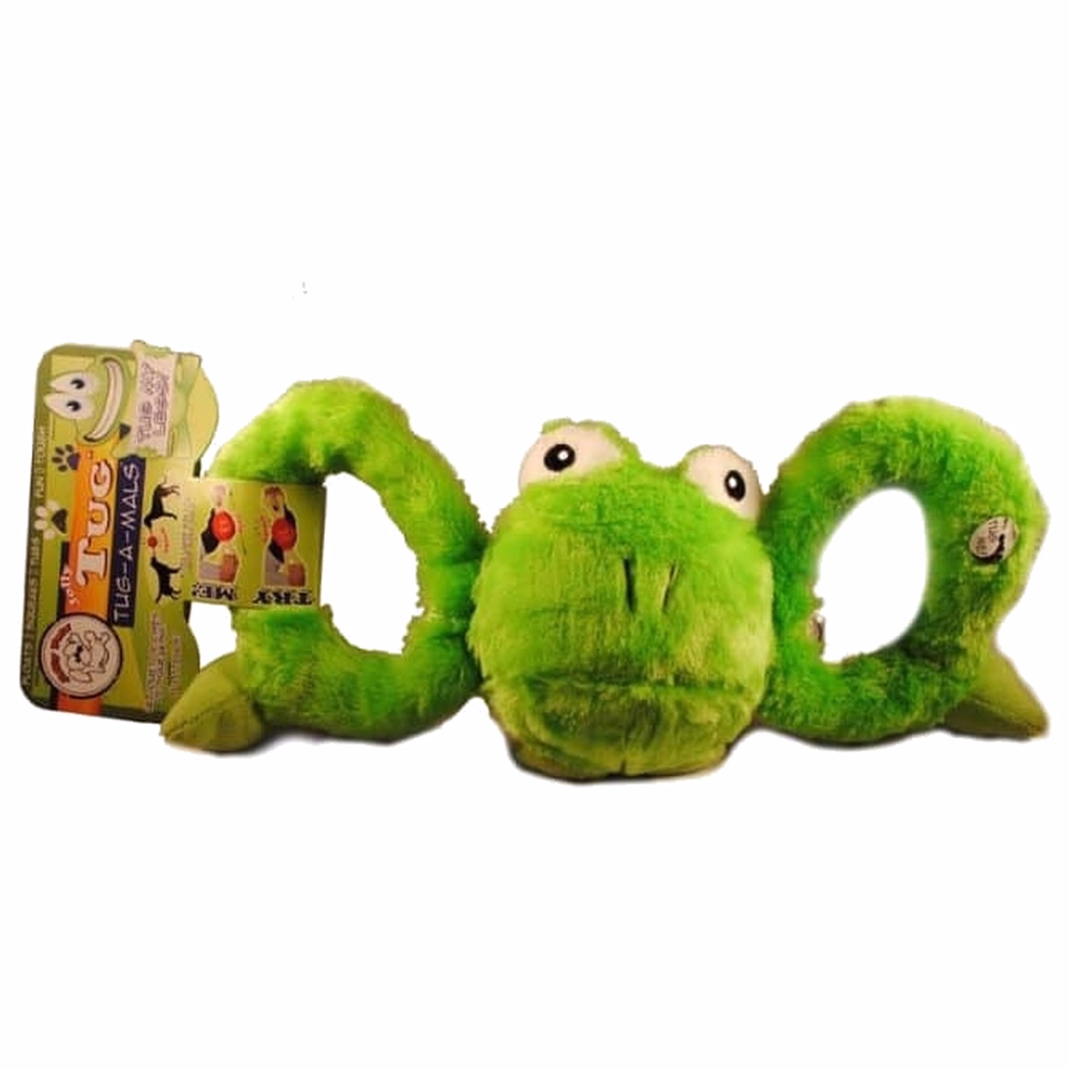 Jolly Pets 拖拉青蛙 吱吱玩具 - 大碼 14.5吋長