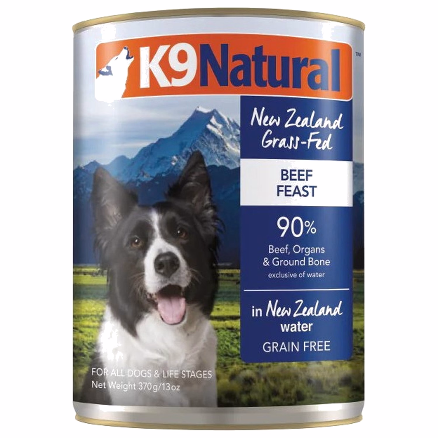 K9 Natural Dog Can - Beef Feast 370g