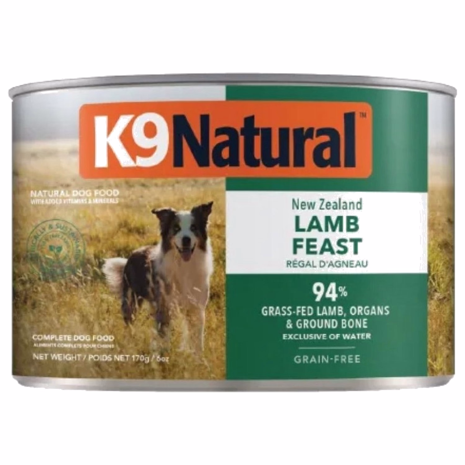 K9 Natural Dog Canned Food - Lamb Feast 170g