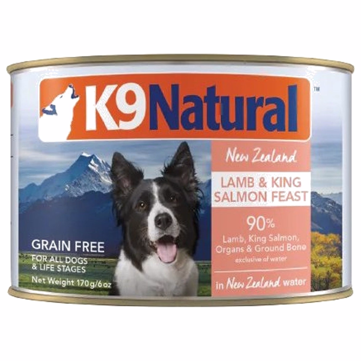 K9 Natural Dog Canned Food - Lamb & King Salmon Feast 170g