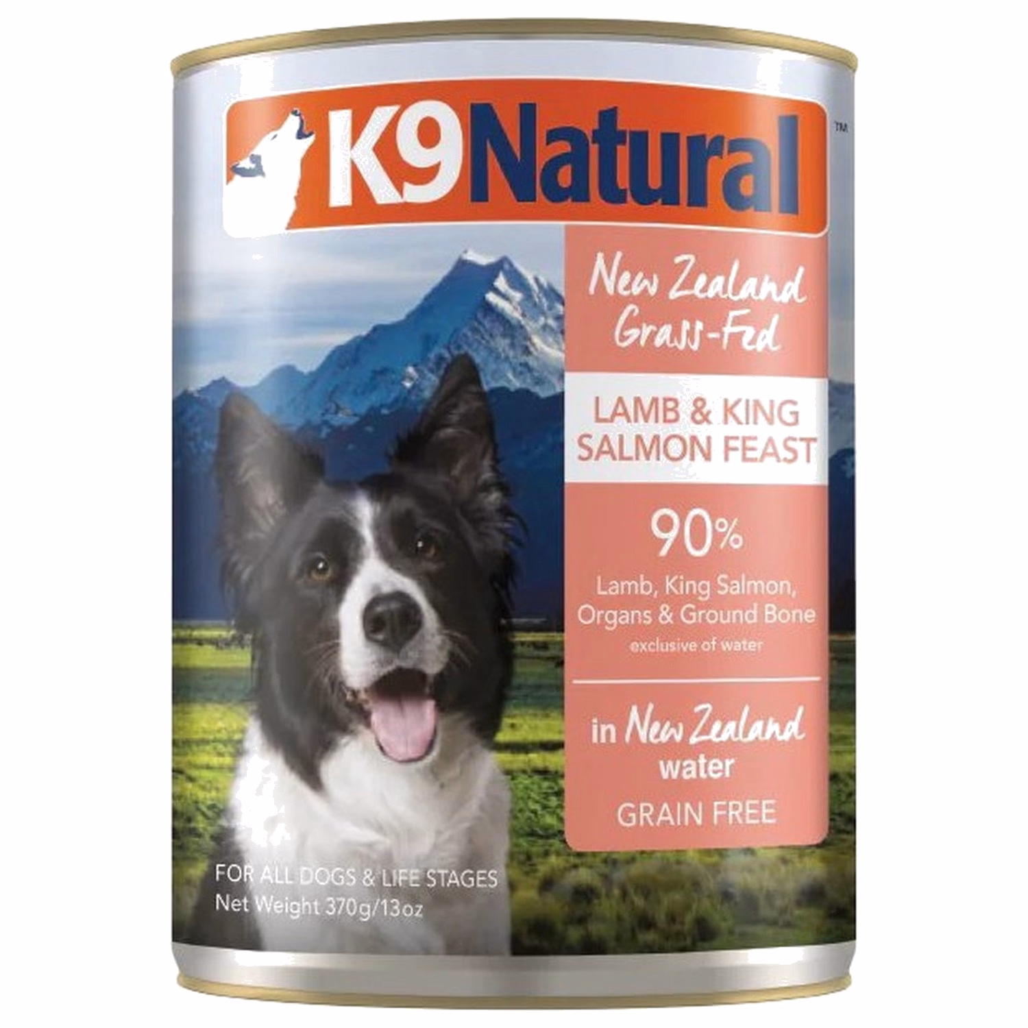 K9 Natural Dog Can - Lamb & King Salmon Feast 370g